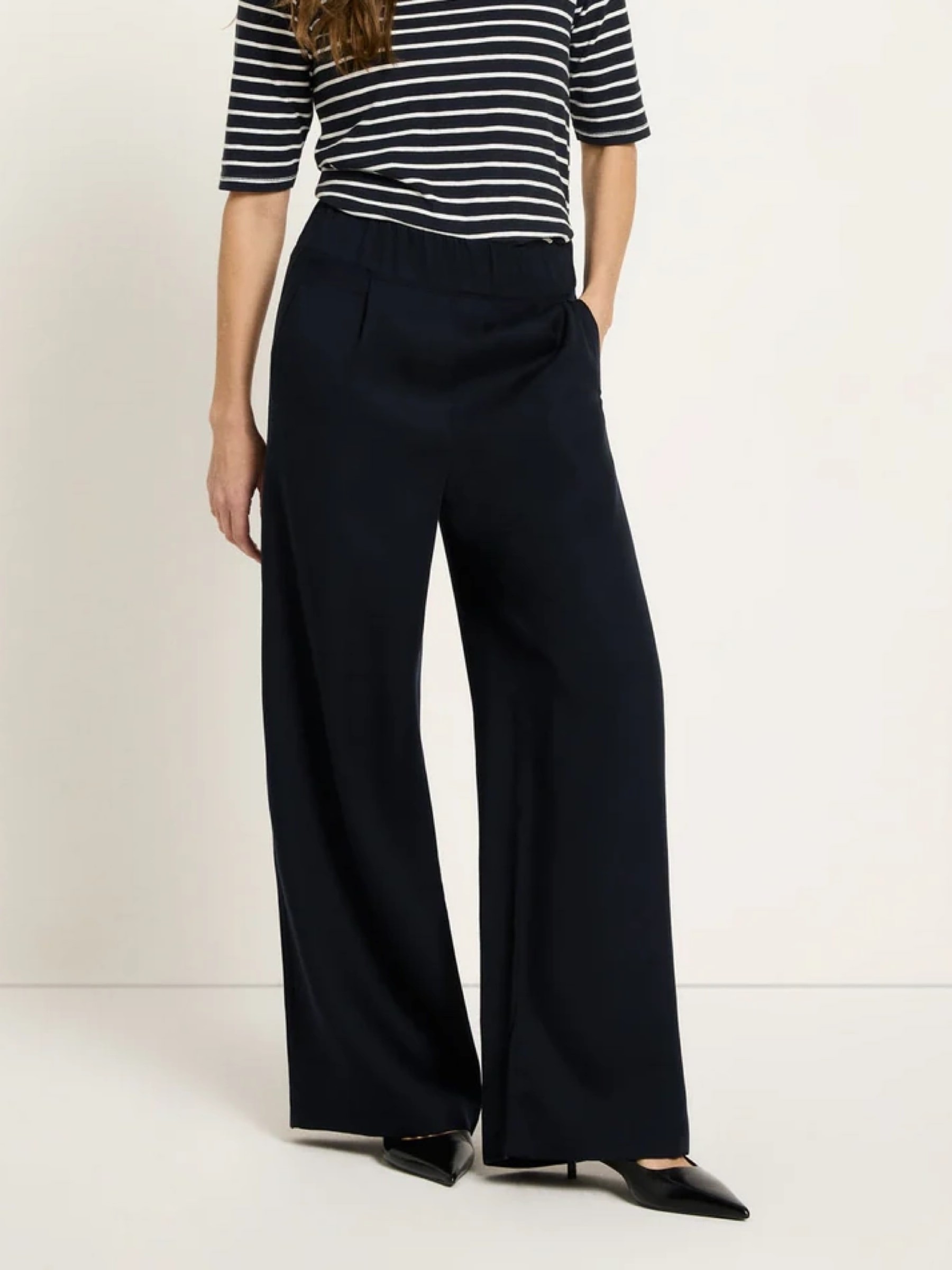 Hose mit weitem Bein midnight Lanius