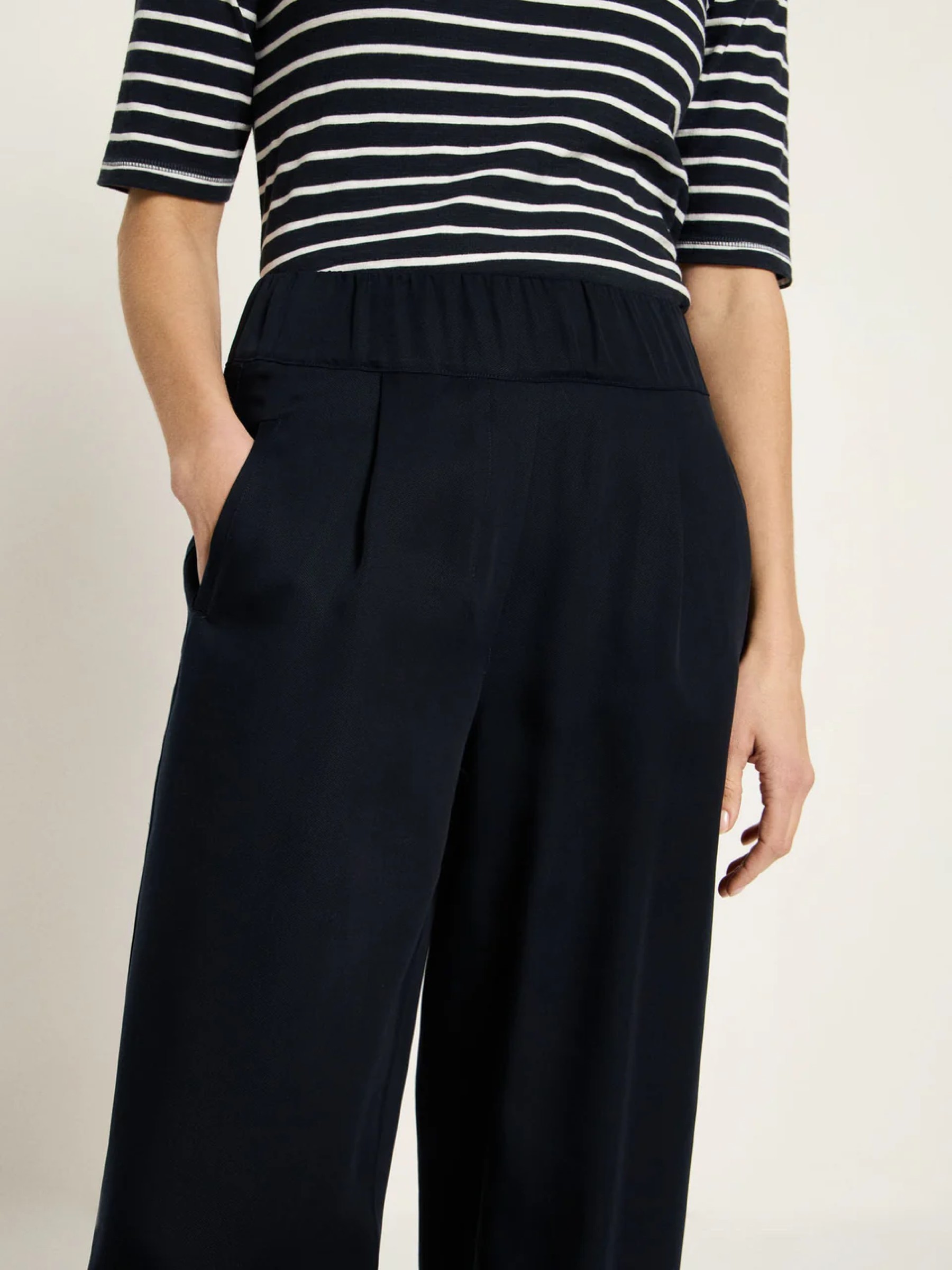 Hose mit weitem Bein midnight Lanius