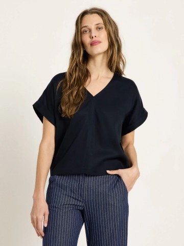 Bluse Blusenshirt aus TENCEL midnight Lanius