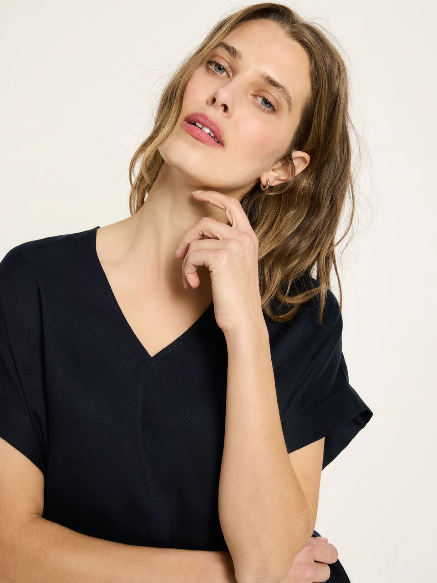 Bluse Blusenshirt aus TENCEL midnight Lanius