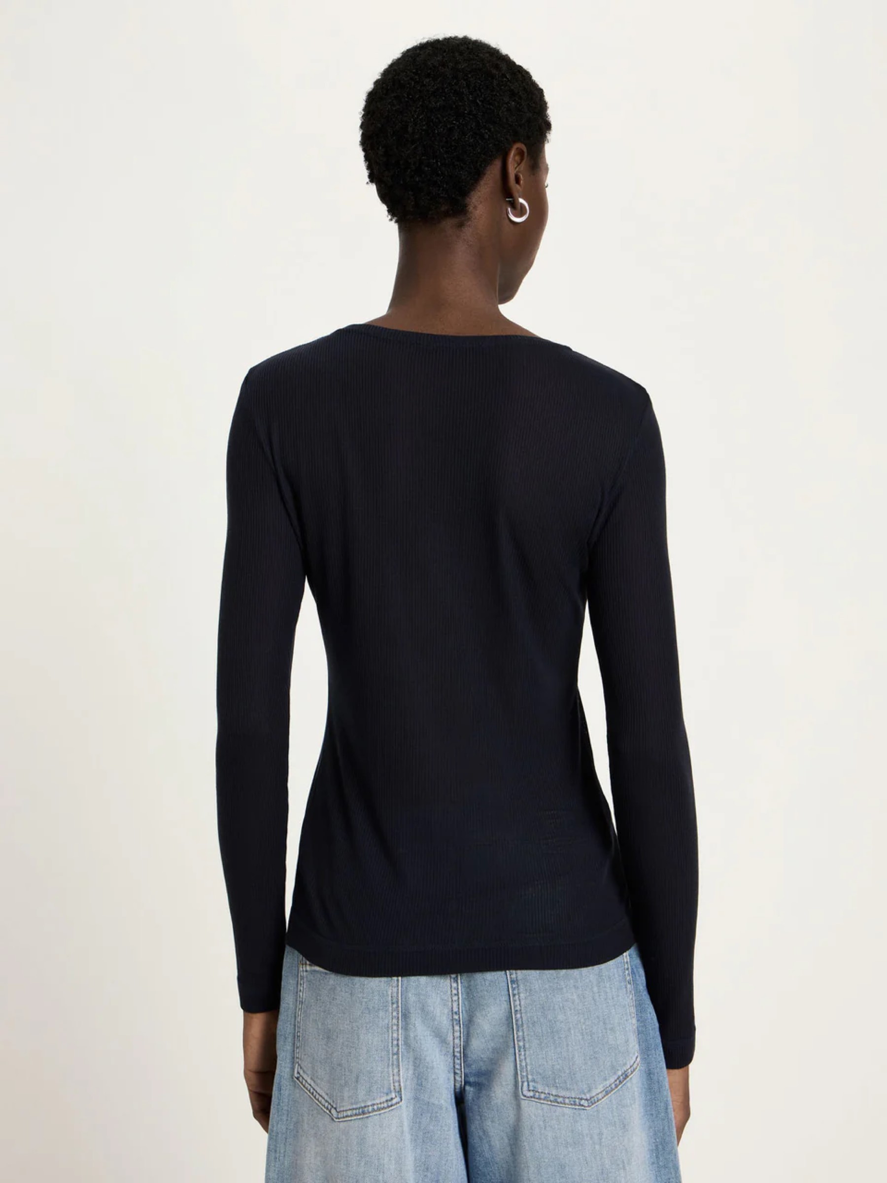 Longsleeve Langarmshirt aus TENCEL onyx Lanius