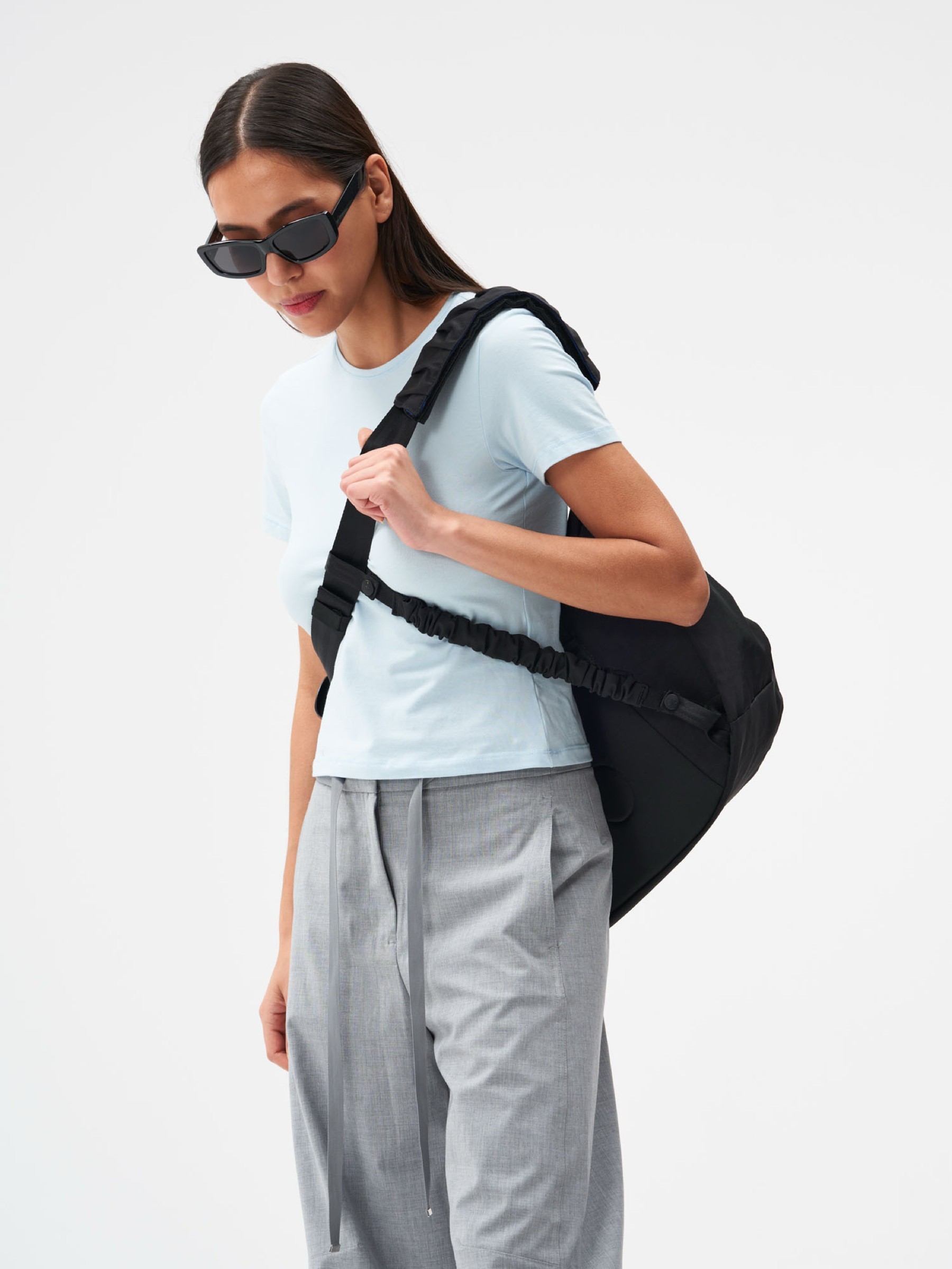 Tasche Krumm Large crinkle black pinqponq