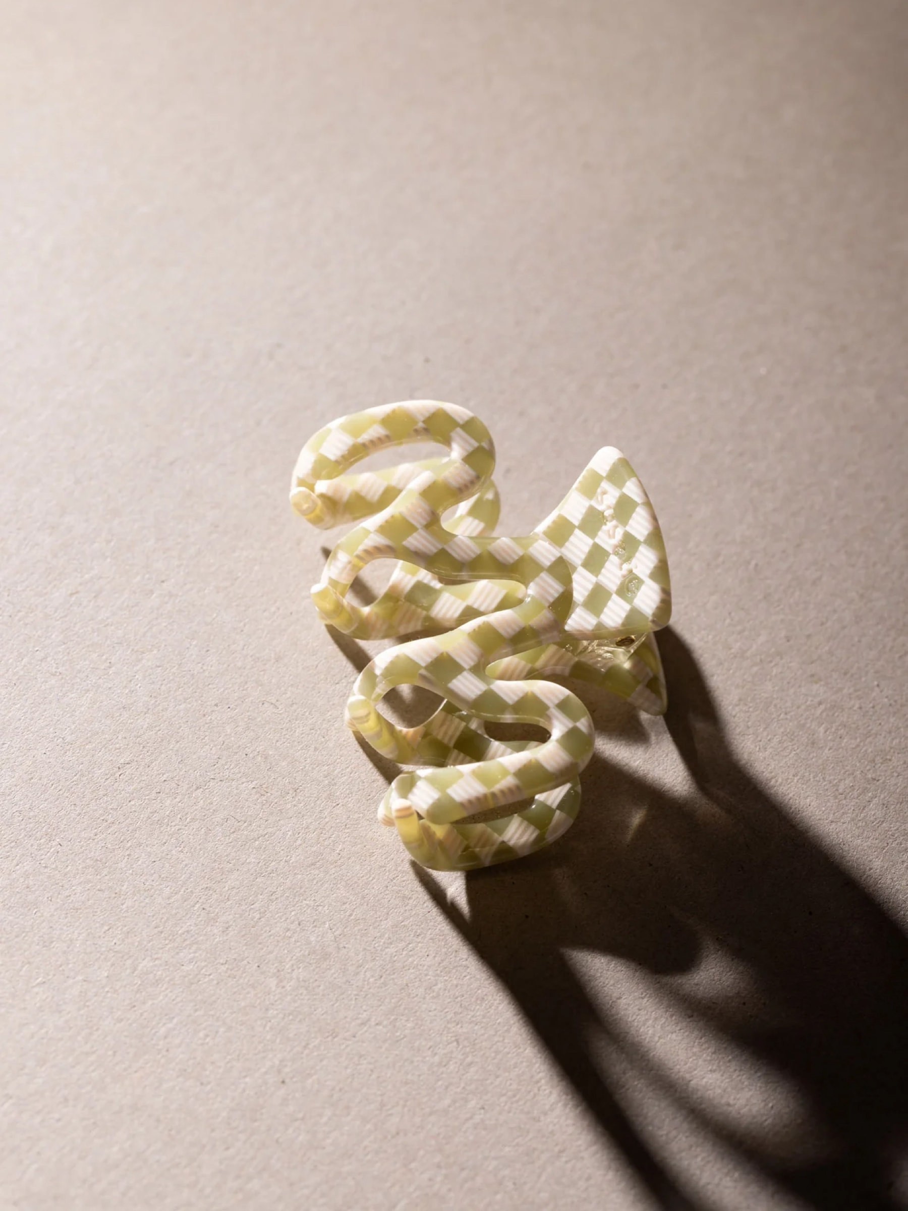 Haarklammer Wave basil sasstie