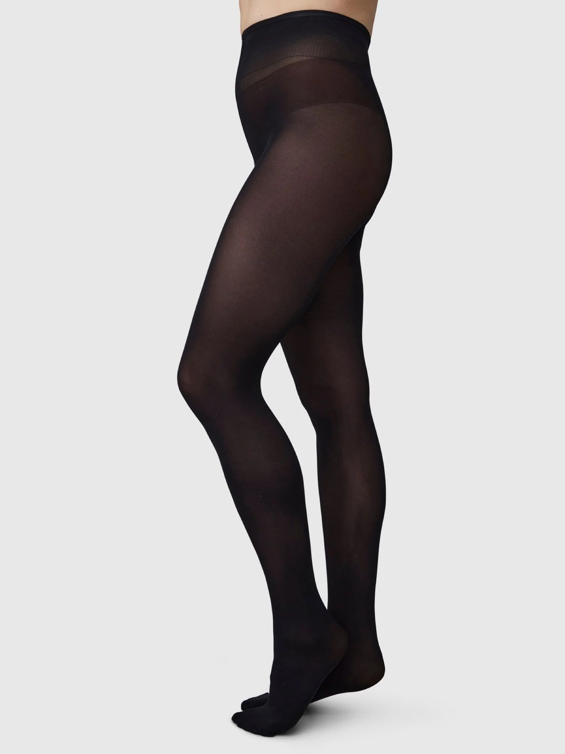 Strumpfhose Olivia Premium Tights black Swedish Stockings