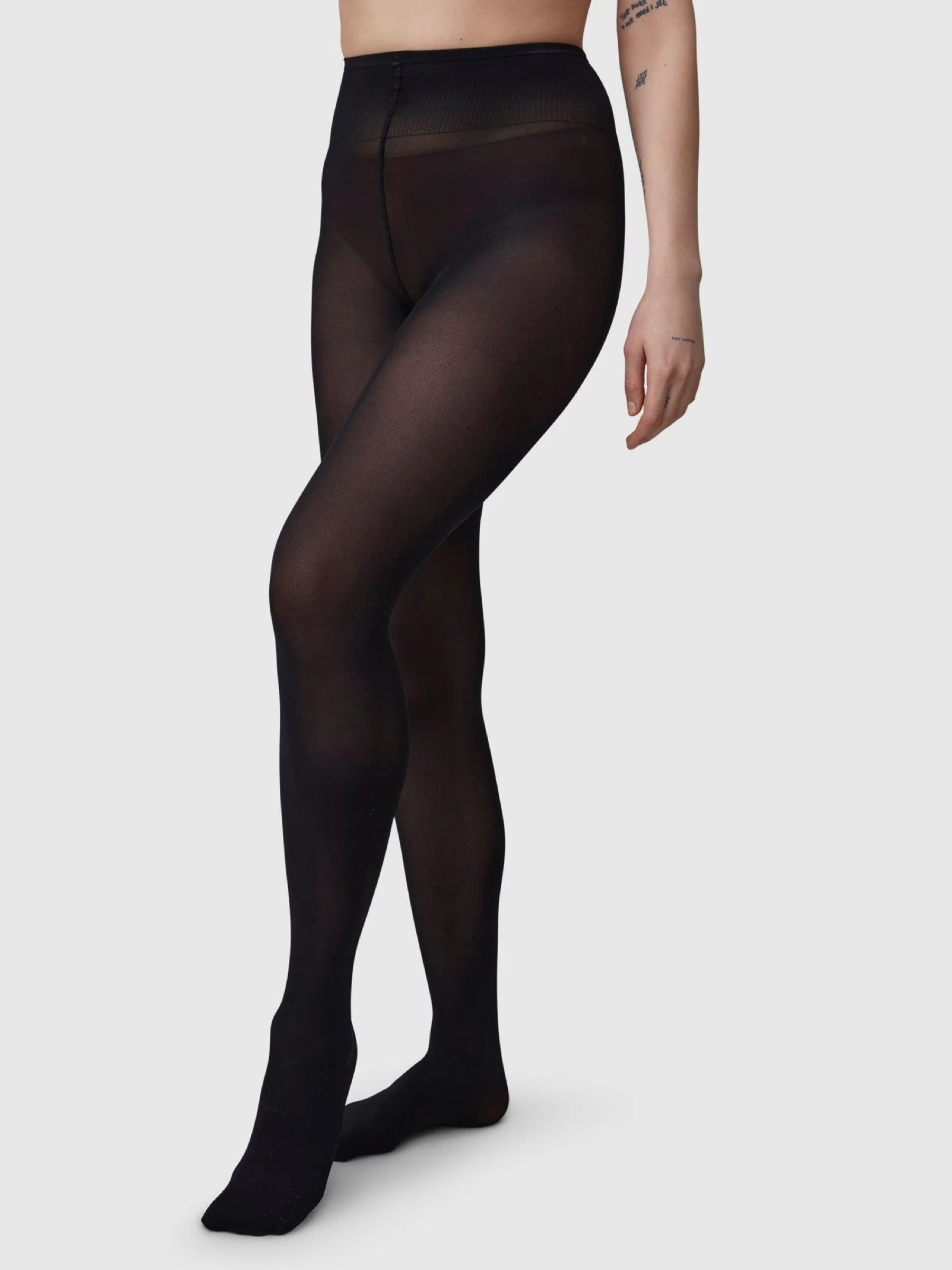 Strumpfhose Olivia Premium Tights black Swedish Stockings