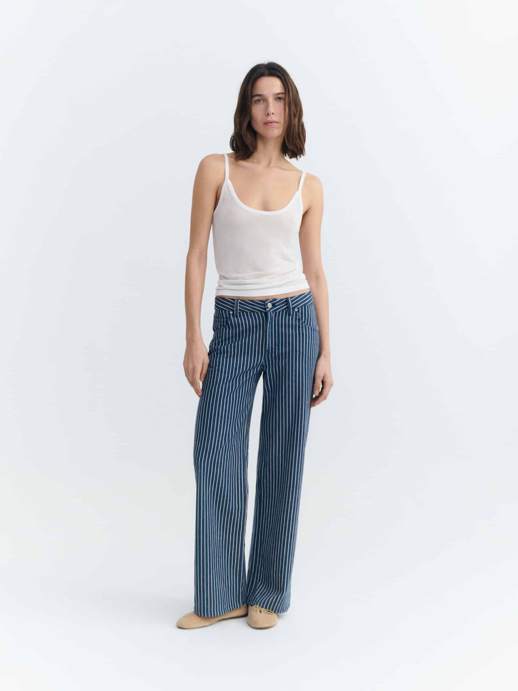Hose Kettan Pants railway stripes Thinking Mu
