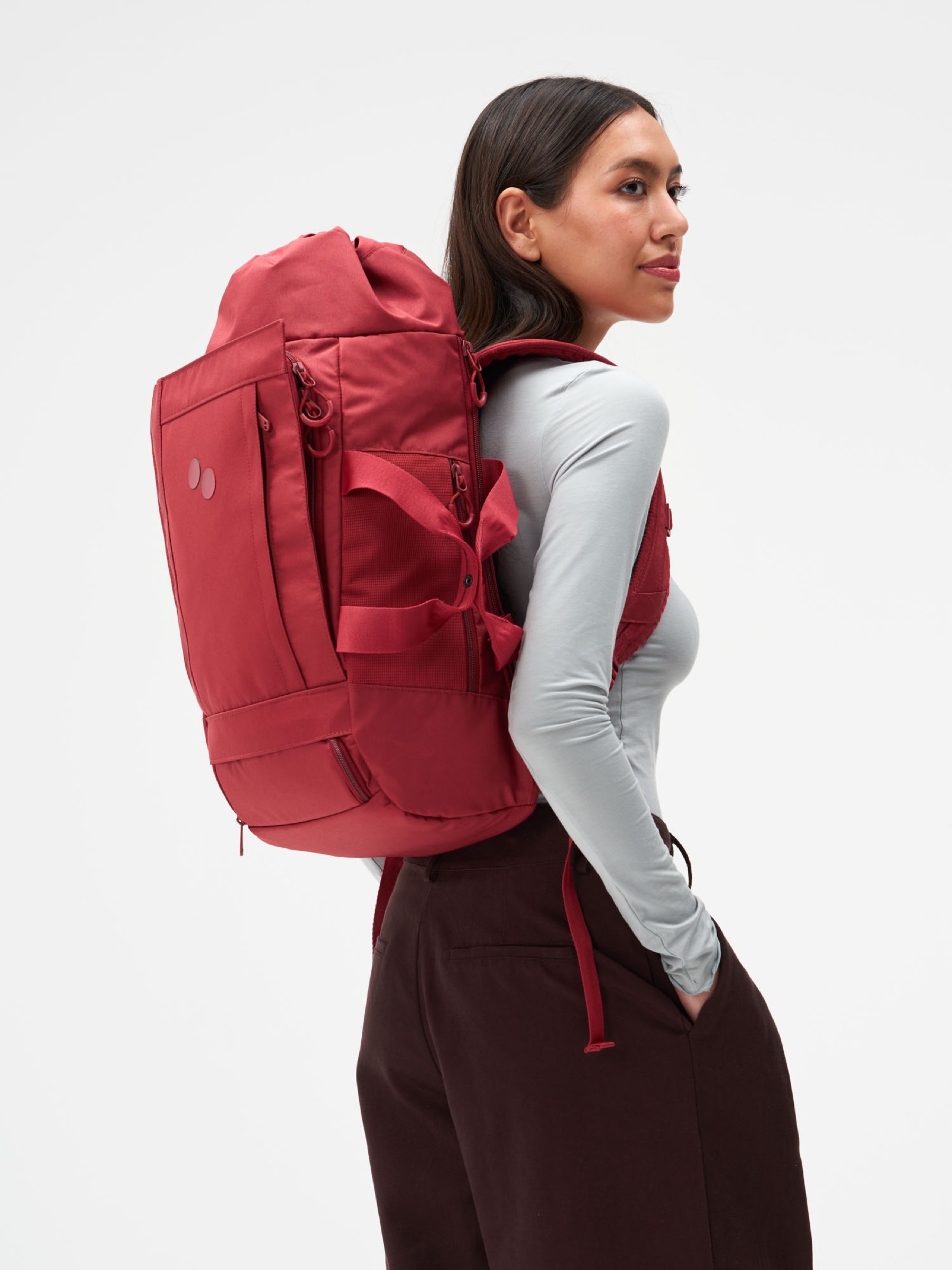 Rucksack Blok Medium sienna red pinqponq