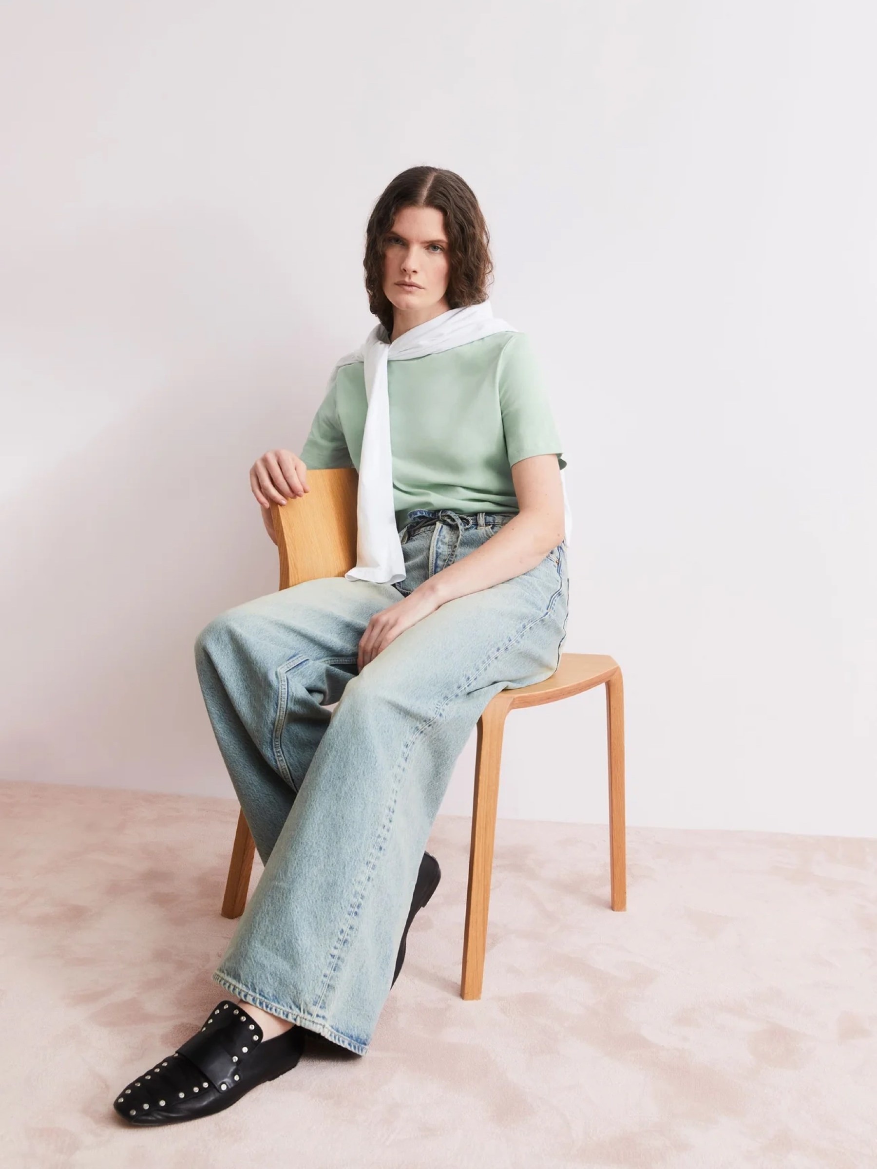 T-Shirt Lualaa foam Armedangels