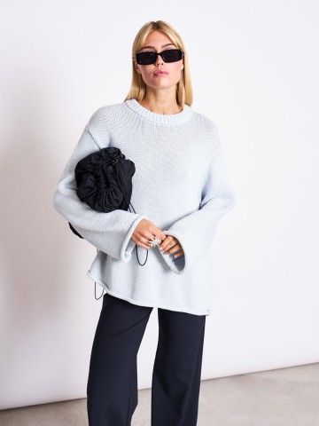 Strickpullover Heavy Knit Jumper Sona ice blue Jan 'n June