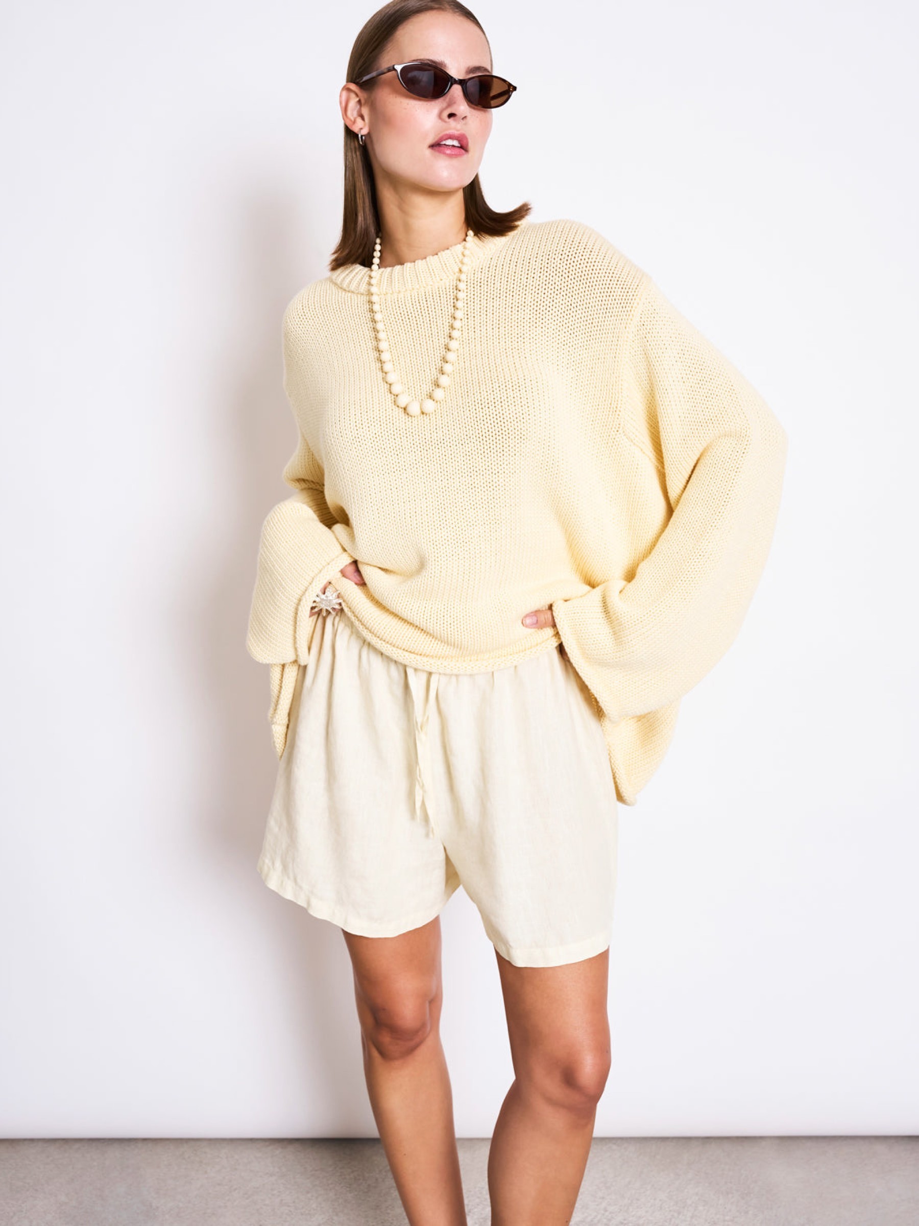 Strickpullover Heavy Knit Jumper Sona buttermilk Jan 'n June