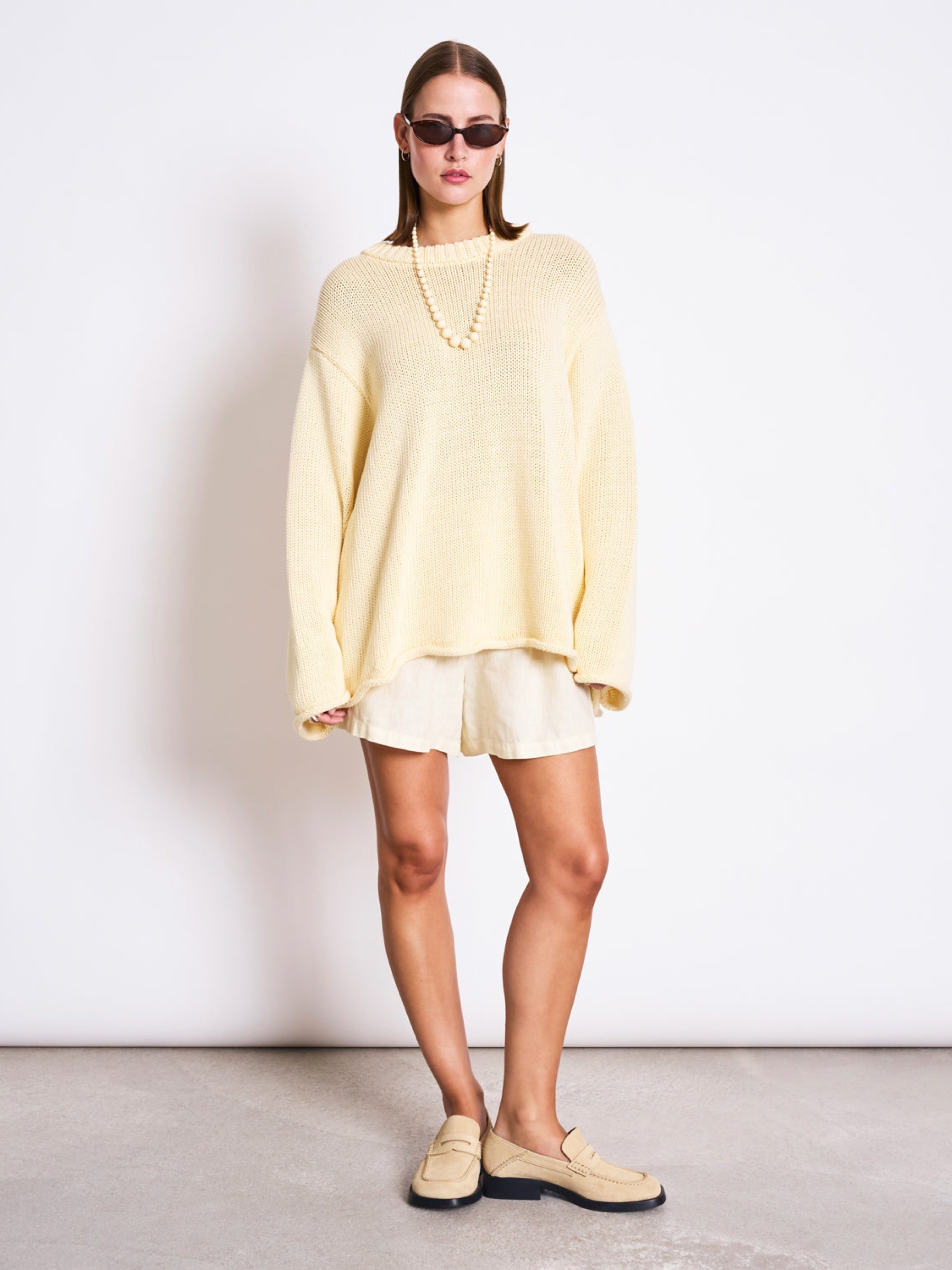 Strickpullover Heavy Knit Jumper Sona buttermilk Jan 'n June