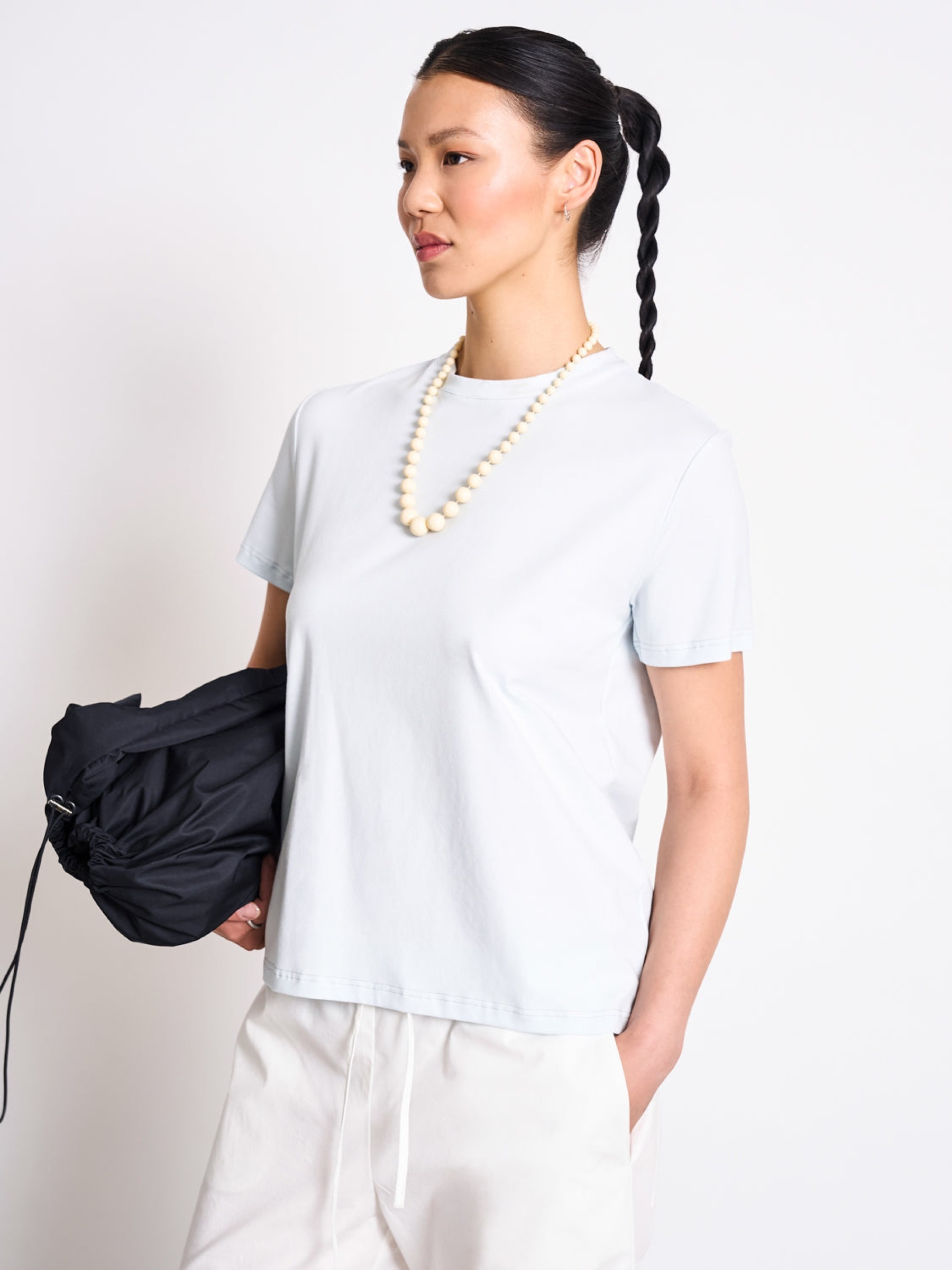 Brushed T-Shirt Boy ice blue Jan 'n June