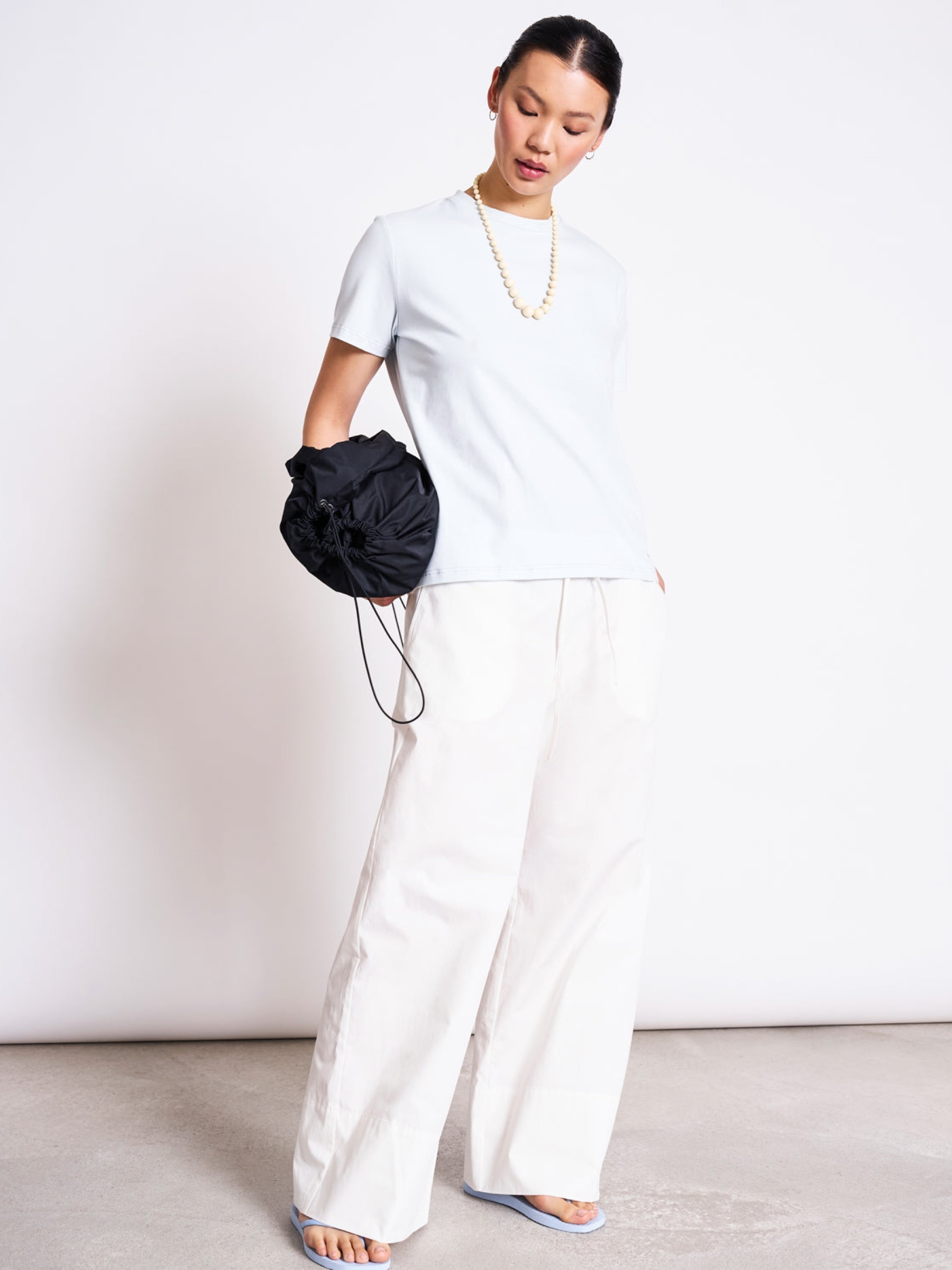 Brushed T-Shirt Boy ice blue Jan 'n June