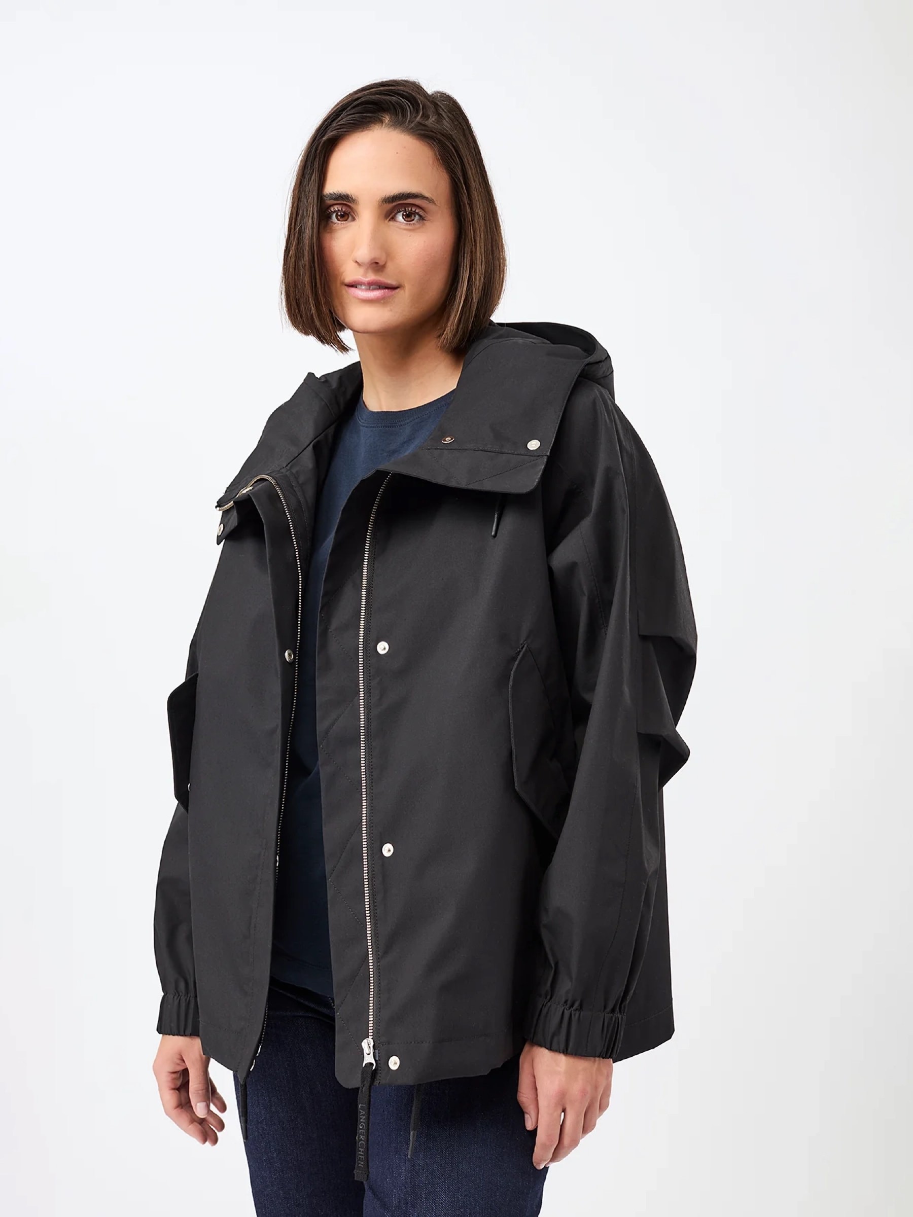 Regenjacke Jacket Killeen Short black LangerChen