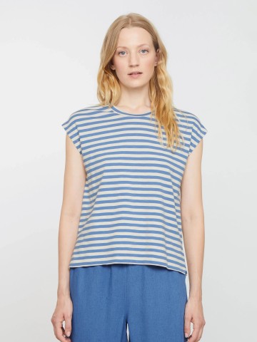 T-Shirt Zinnia Stripes electric blue Recolution
