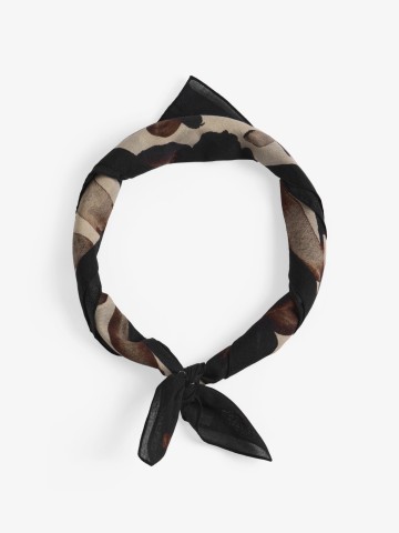 Tuch Bandana sand flower Rotholz