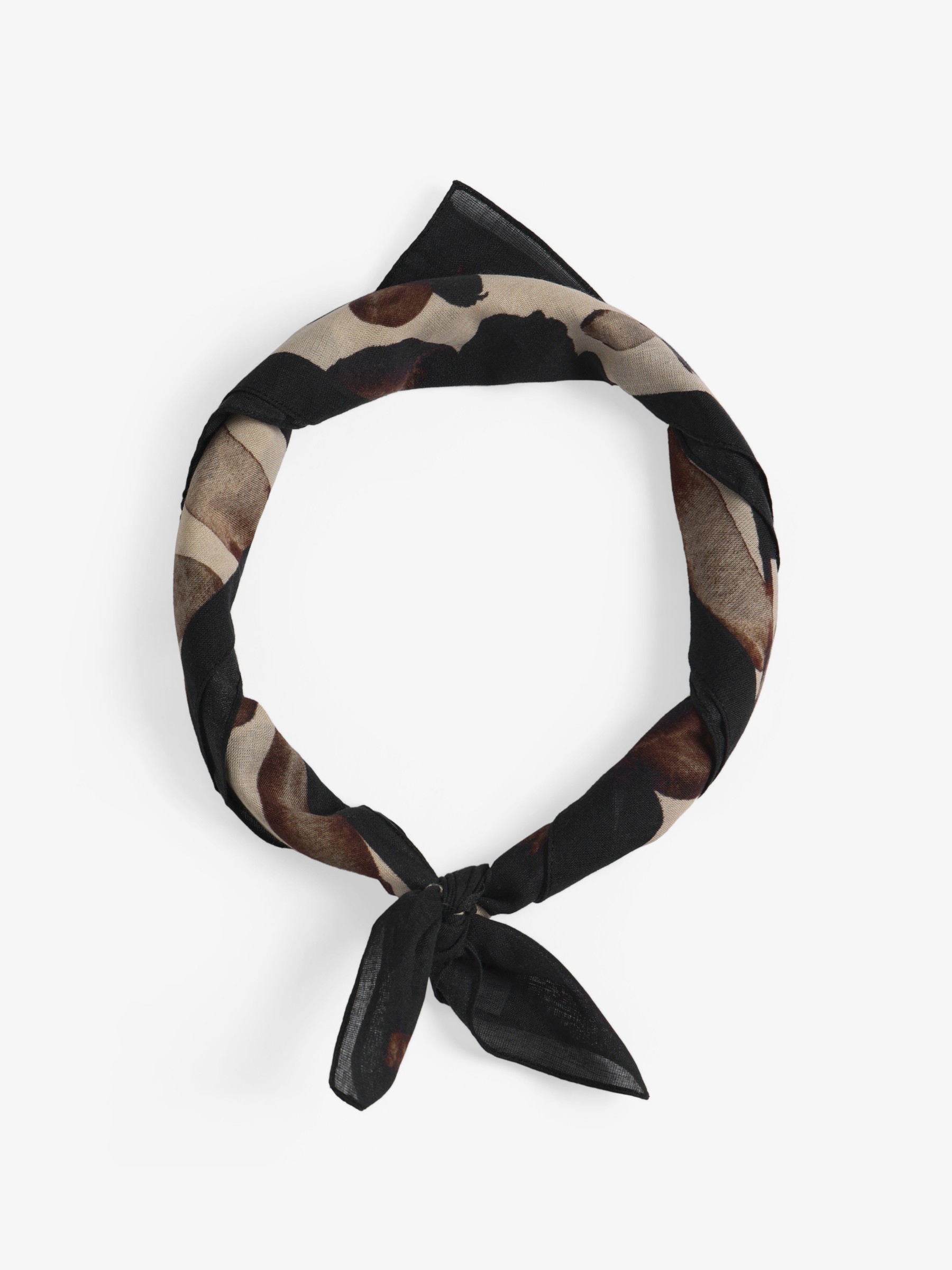 Tuch Bandana sand flower Rotholz