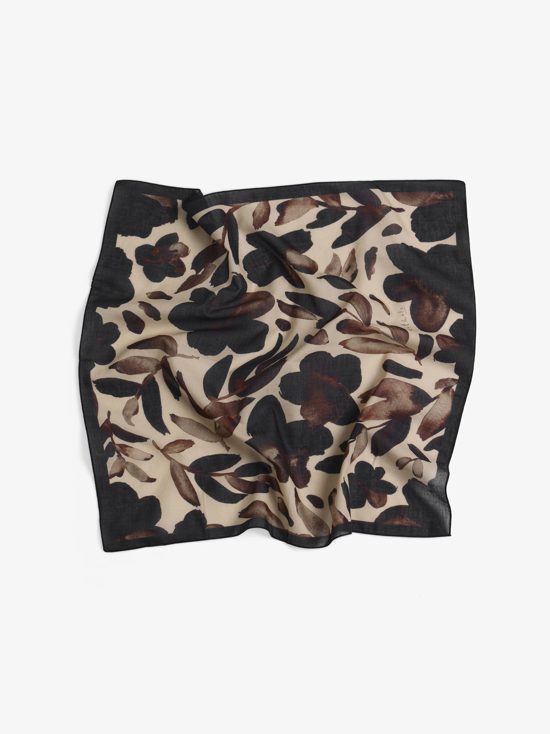 Tuch Bandana sand flower Rotholz