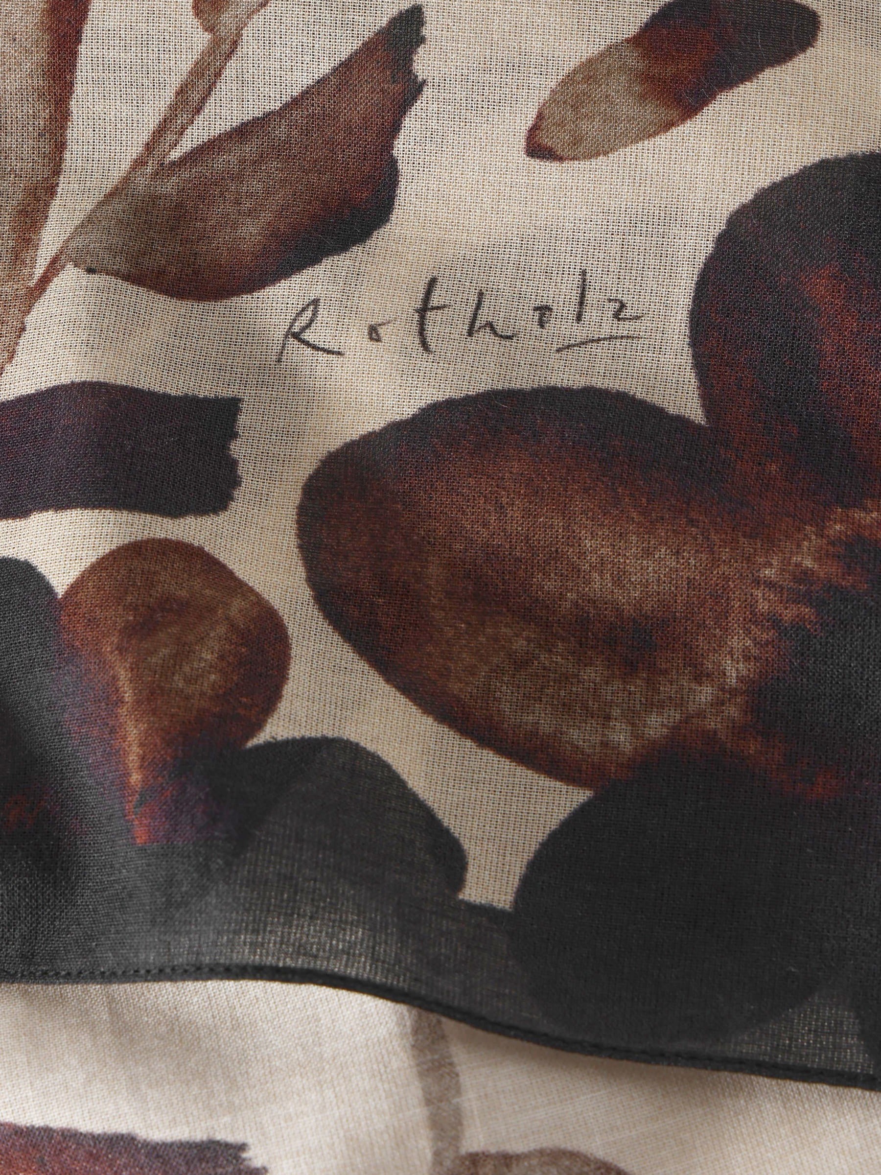 Tuch Bandana sand flower Rotholz