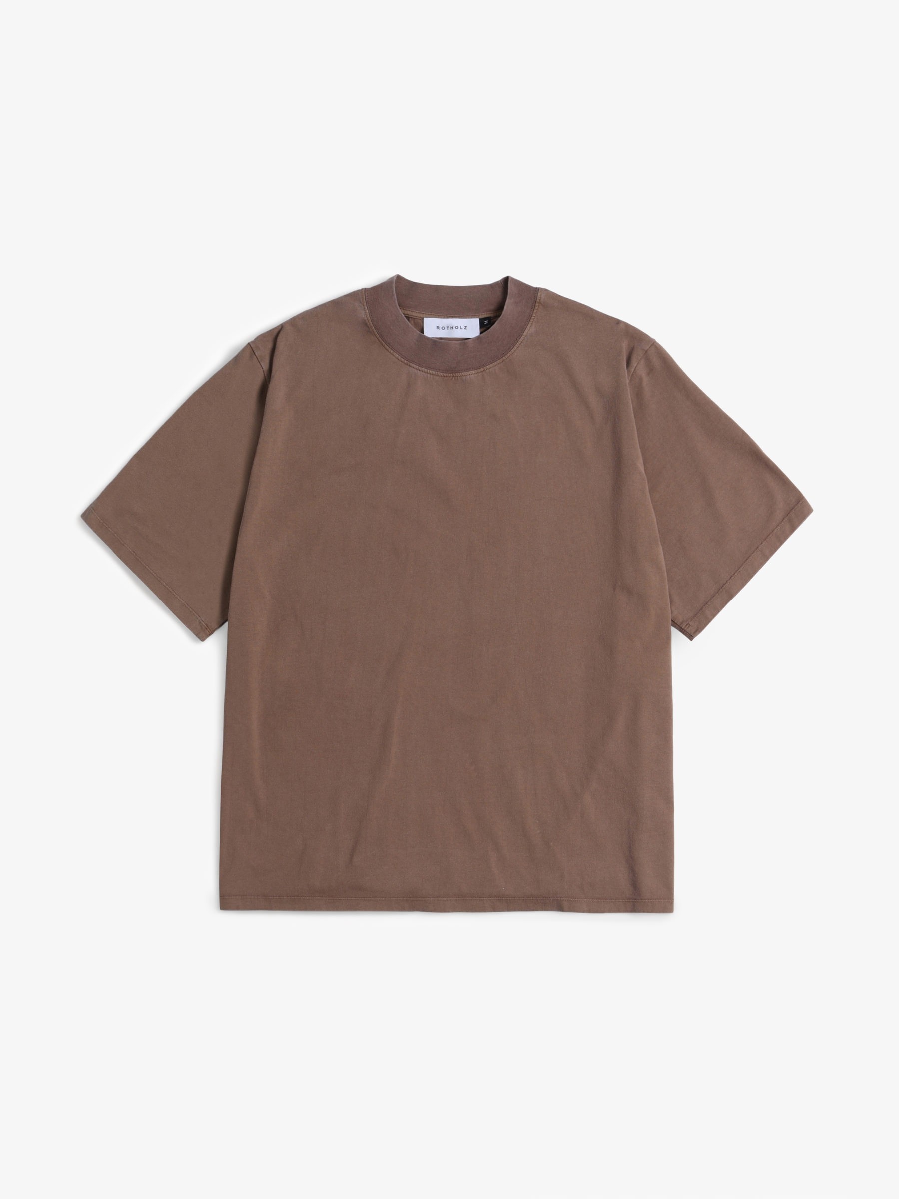 Big Collar T-Shirt faded brown Rotholz