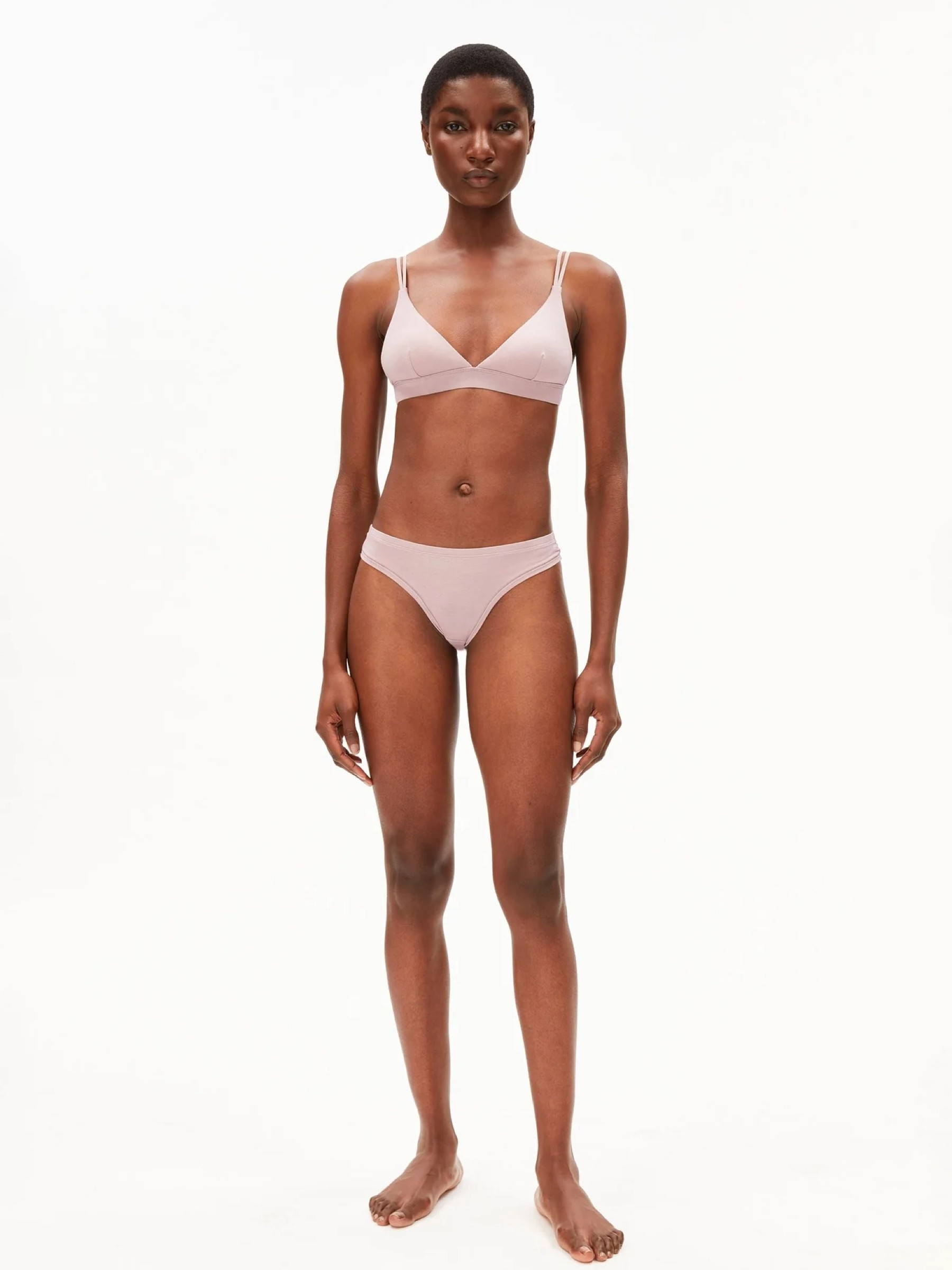 Unterhose String Faara grey blush Armedangels