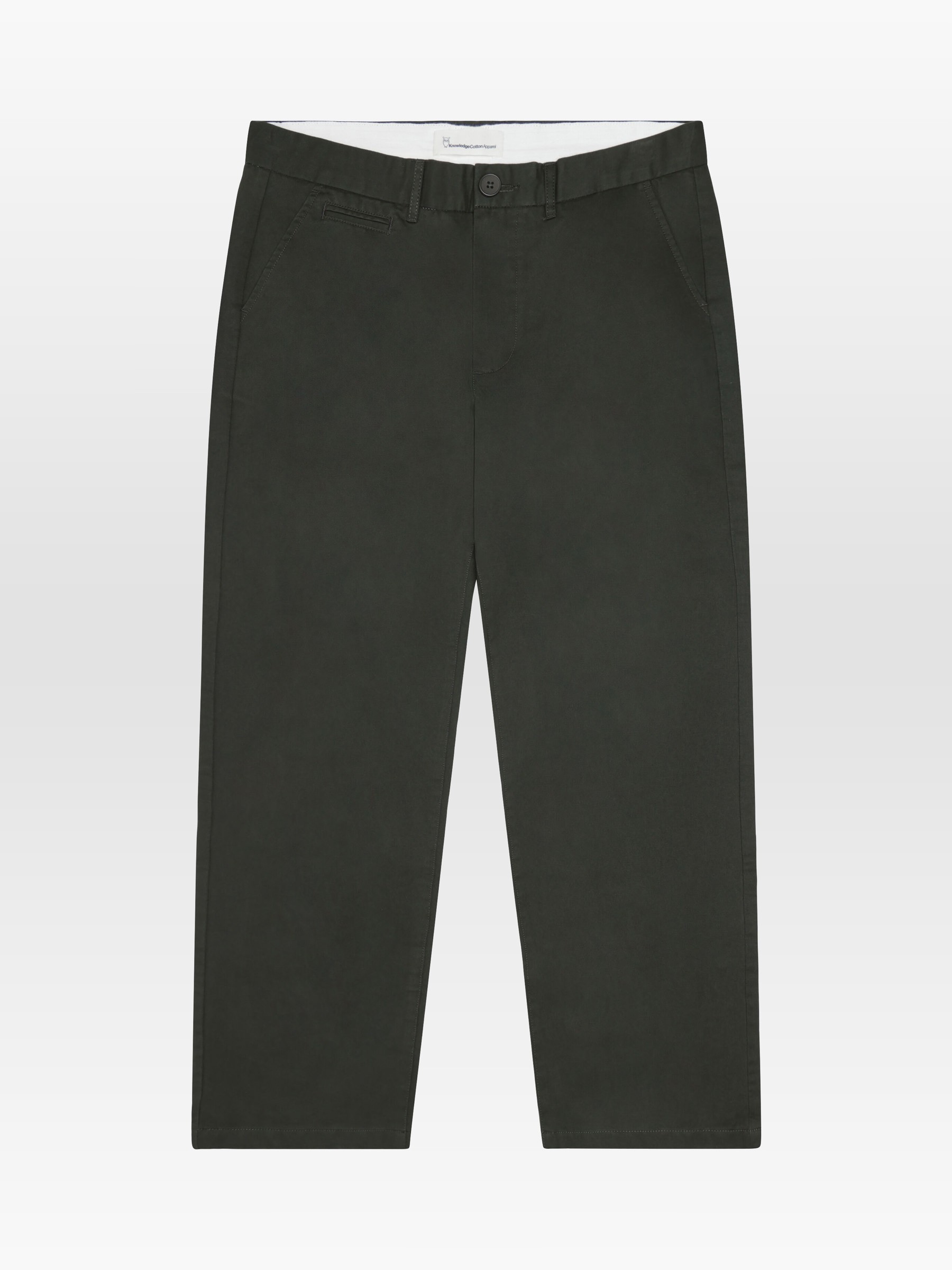 Hose Flint Chino Twill Pants forrest night Knowledge Cotton Apparel