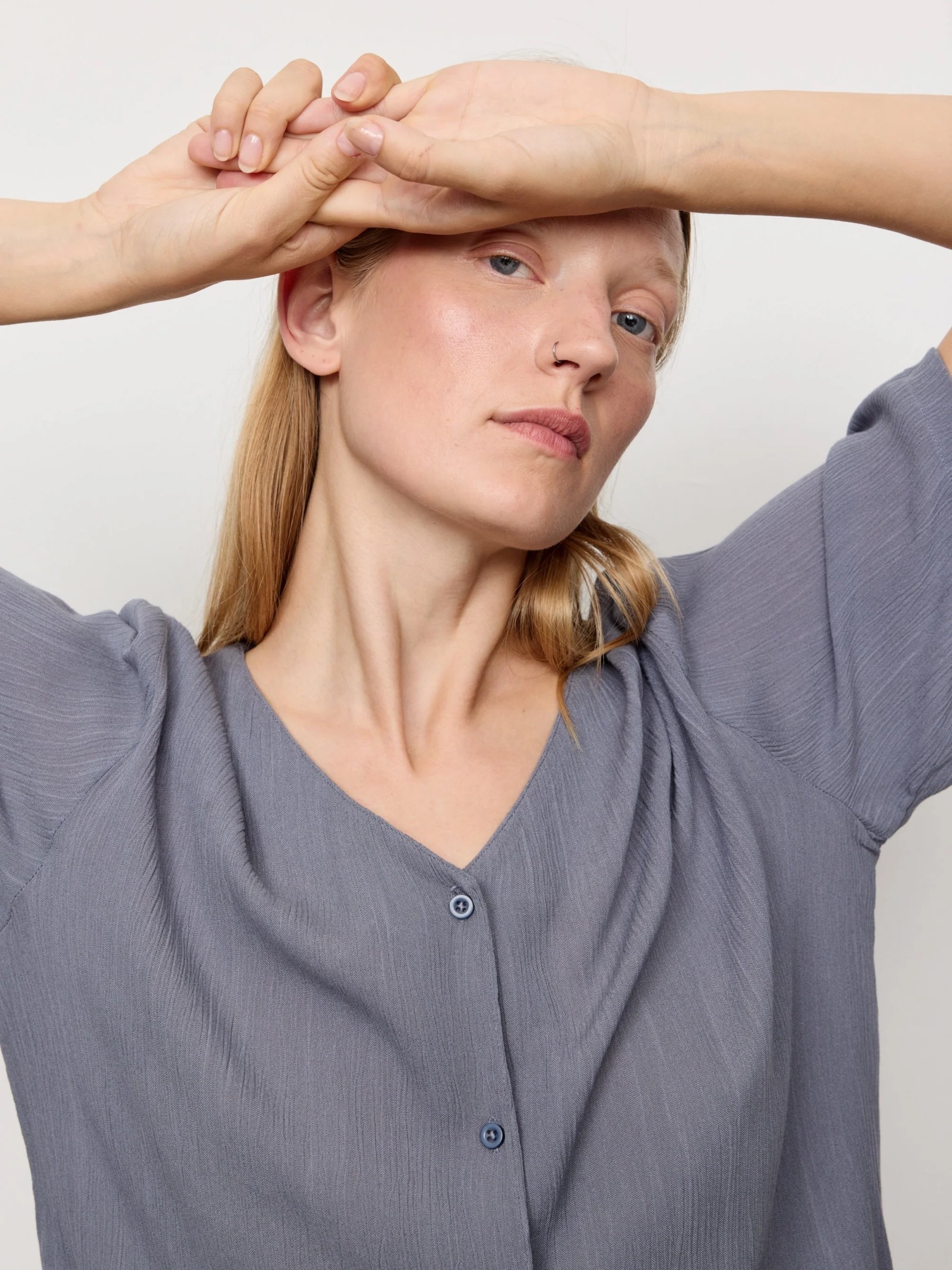 Bluse Spirea dove blue Recolution