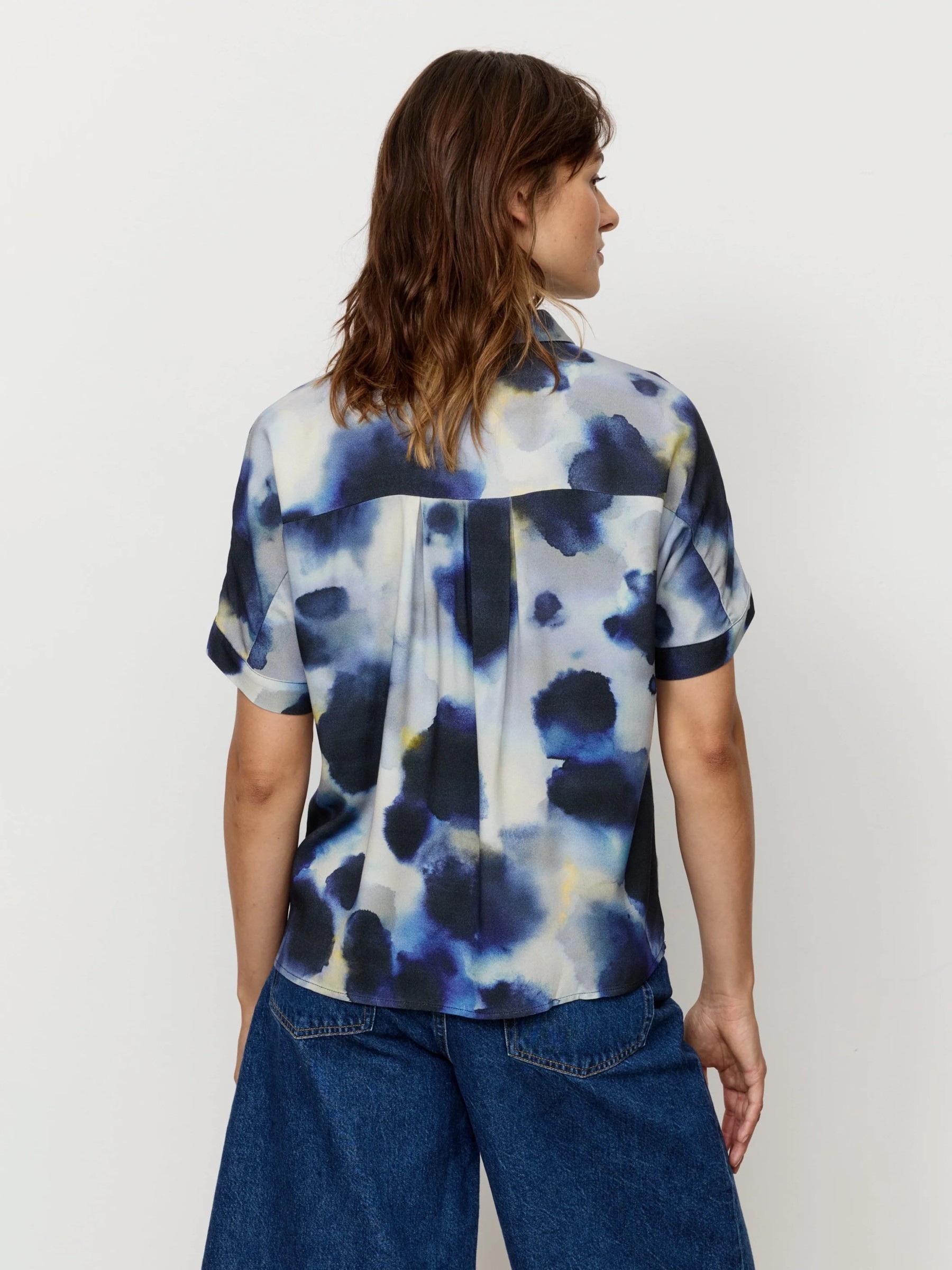 Bluse Blouse Lotus Waterdrop blue Recolution