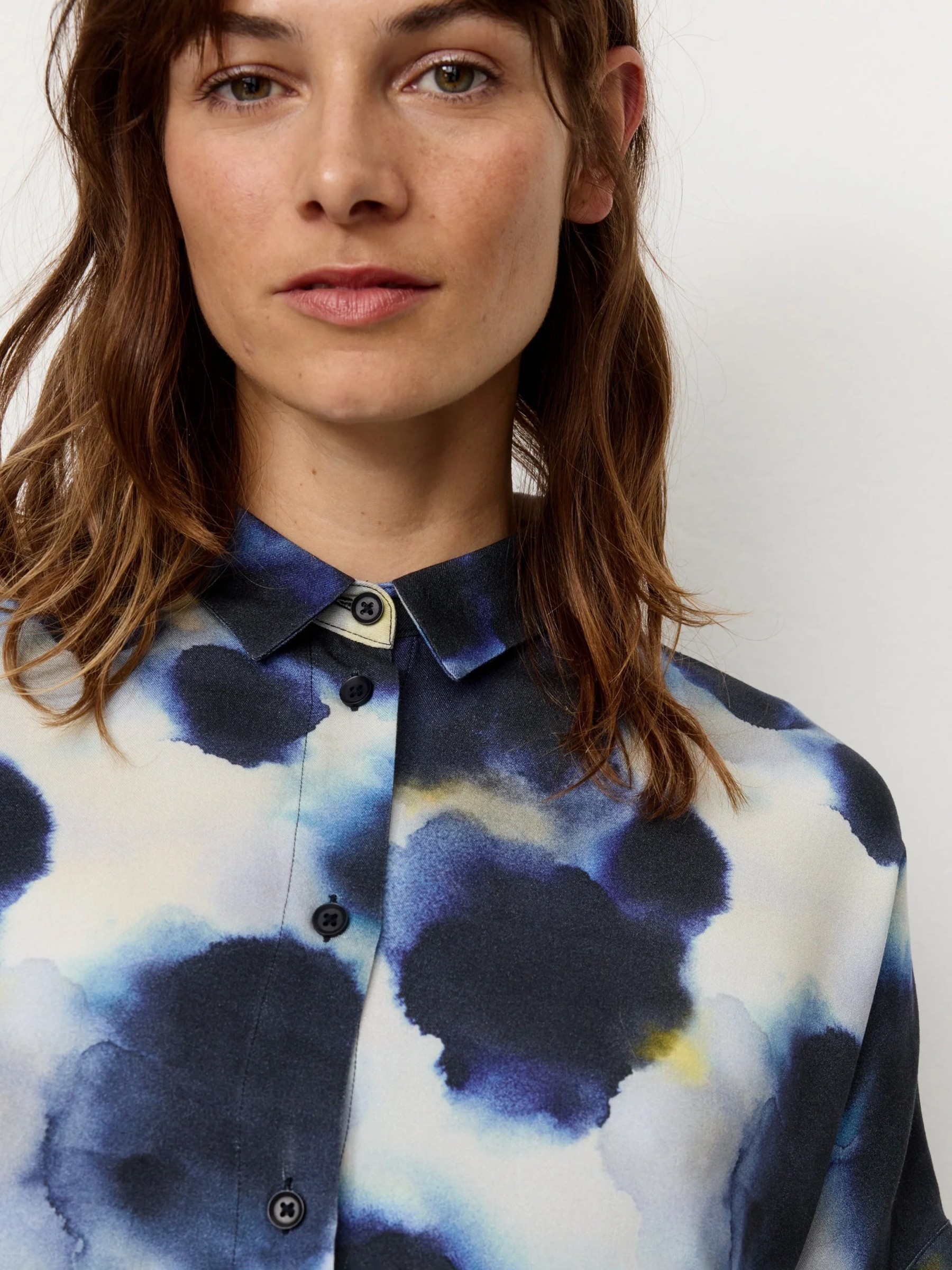 Bluse Blouse Lotus Waterdrop blue Recolution