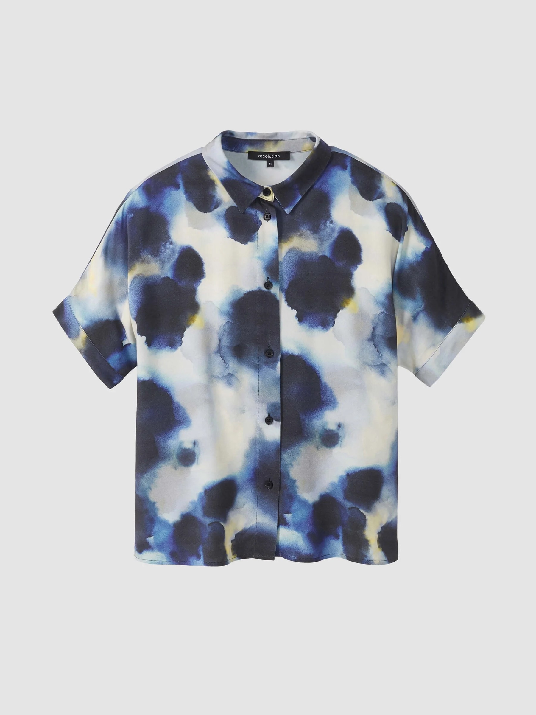 Bluse Blouse Lotus Waterdrop blue Recolution