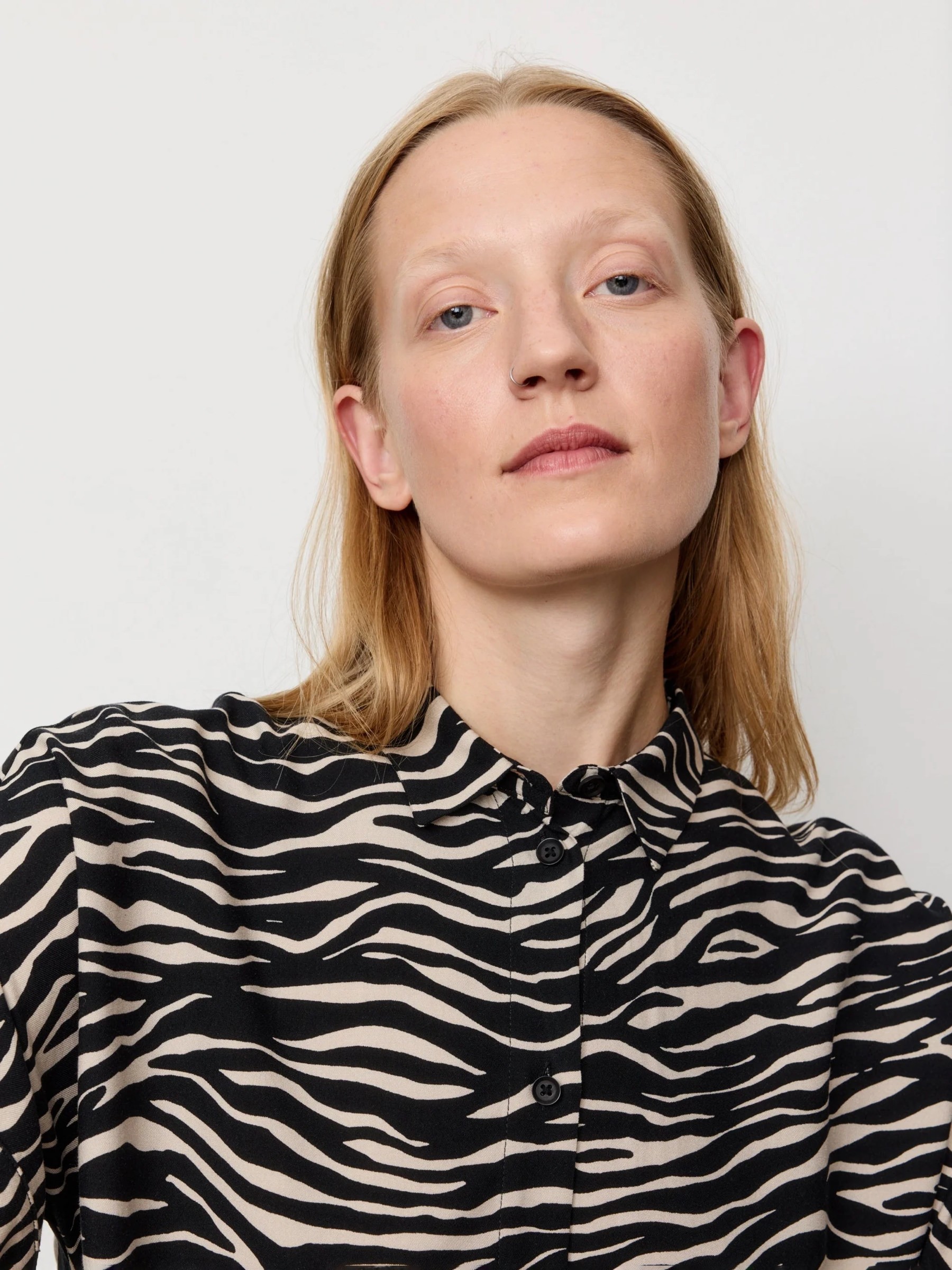 Bluse Blouse Lotus Zebra black Recolution