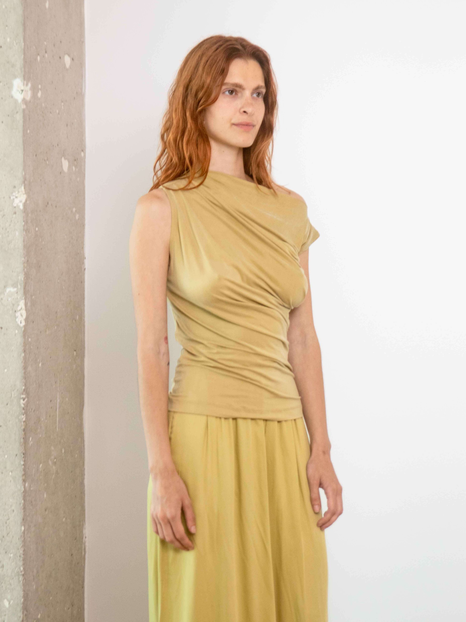 Drape Top olive Cossac