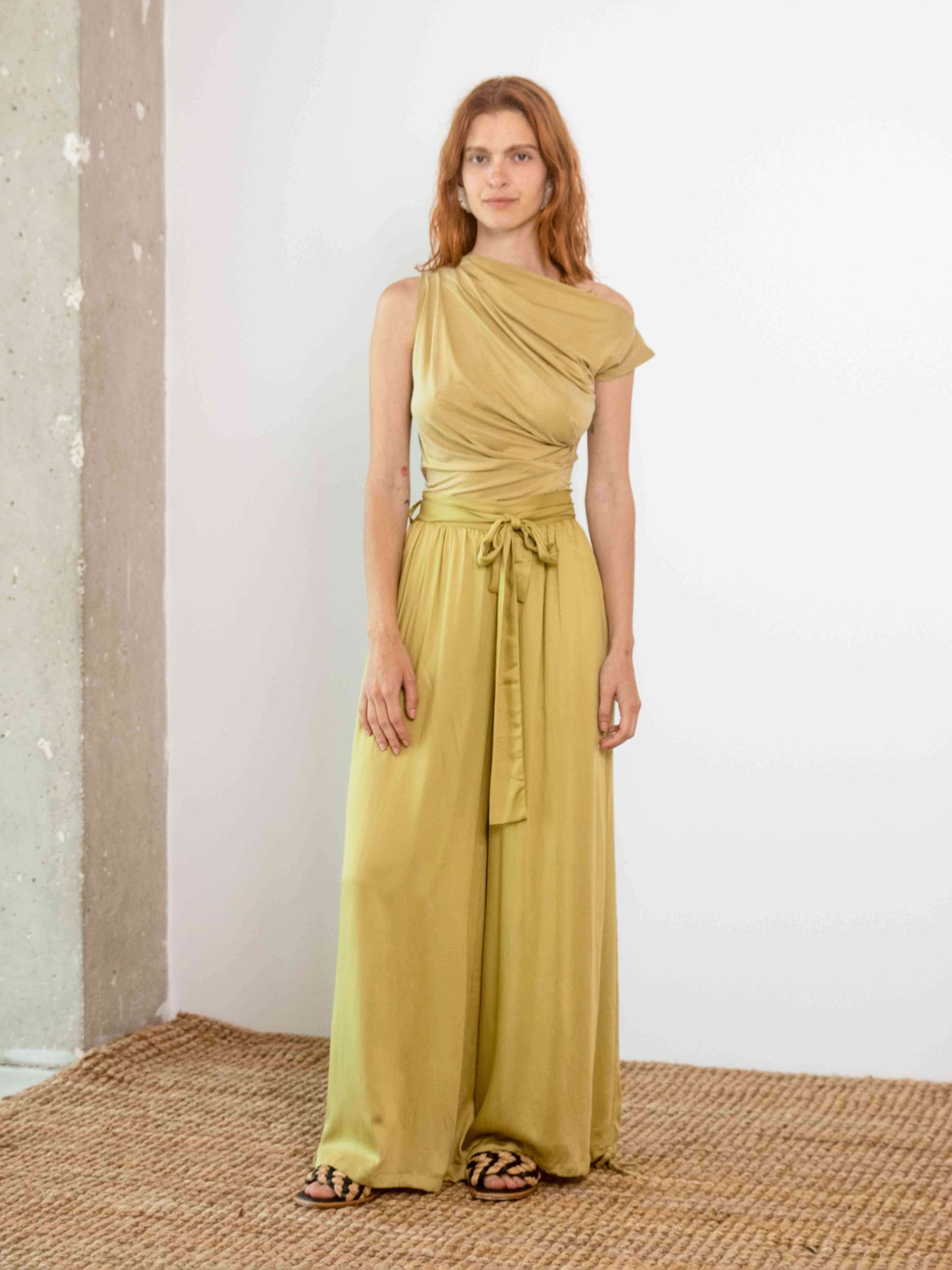Drape Top olive Cossac