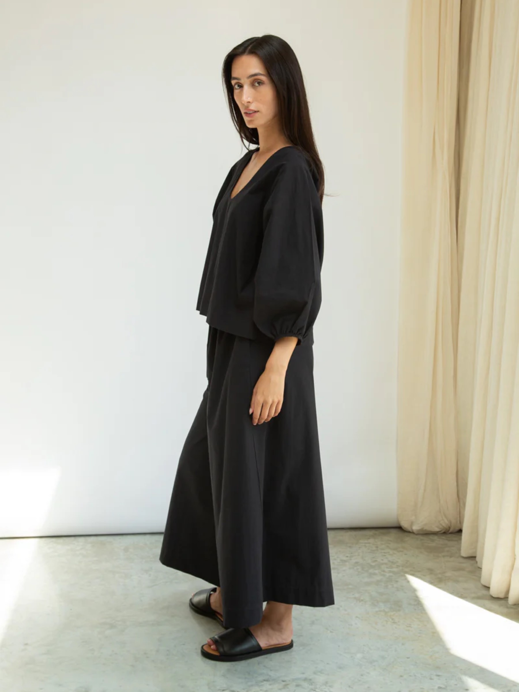 Bluse Renee black Beaumont Organic