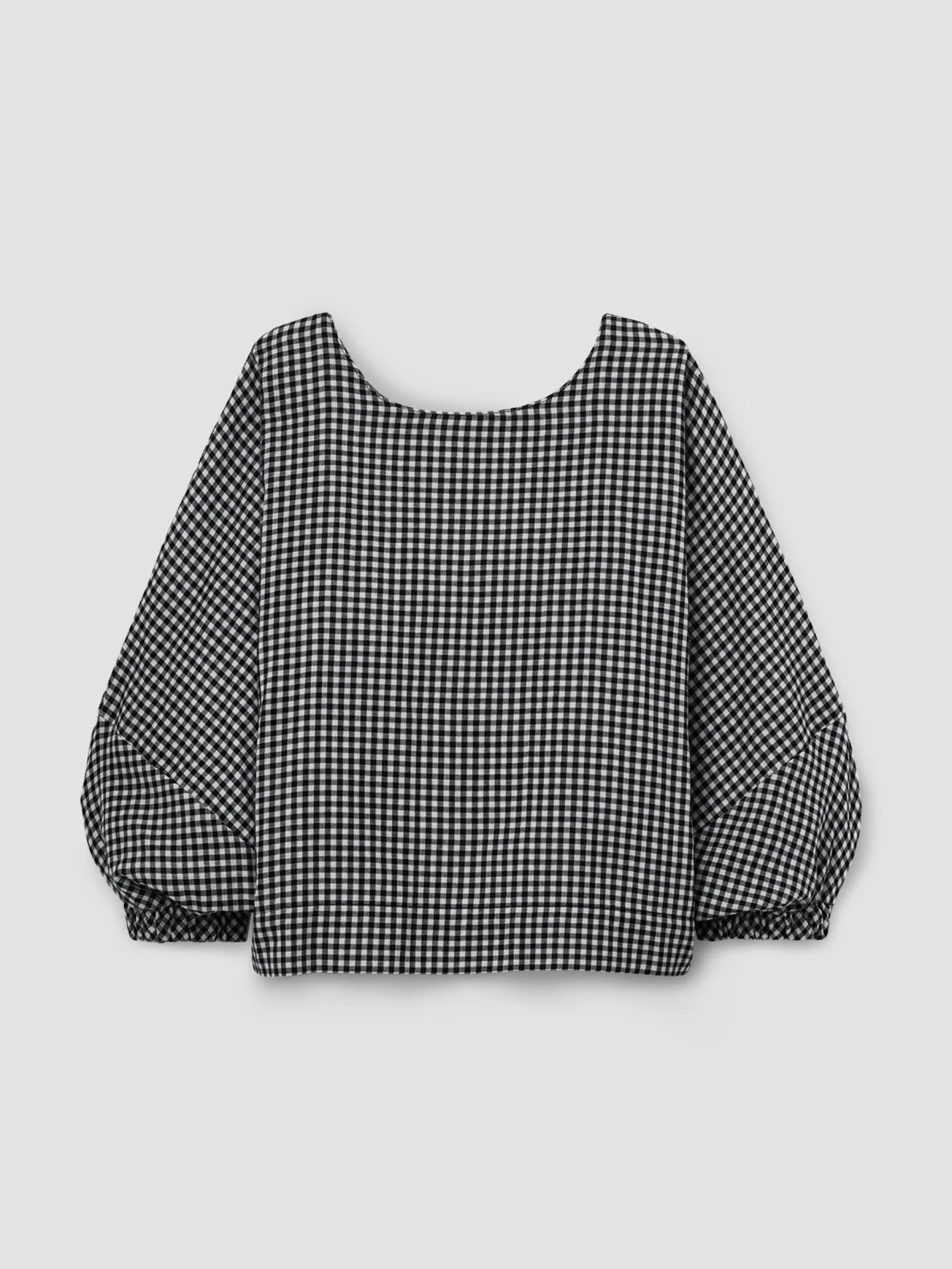 Bluse Ivy-Cay monochrome gingham Beaumont Organic