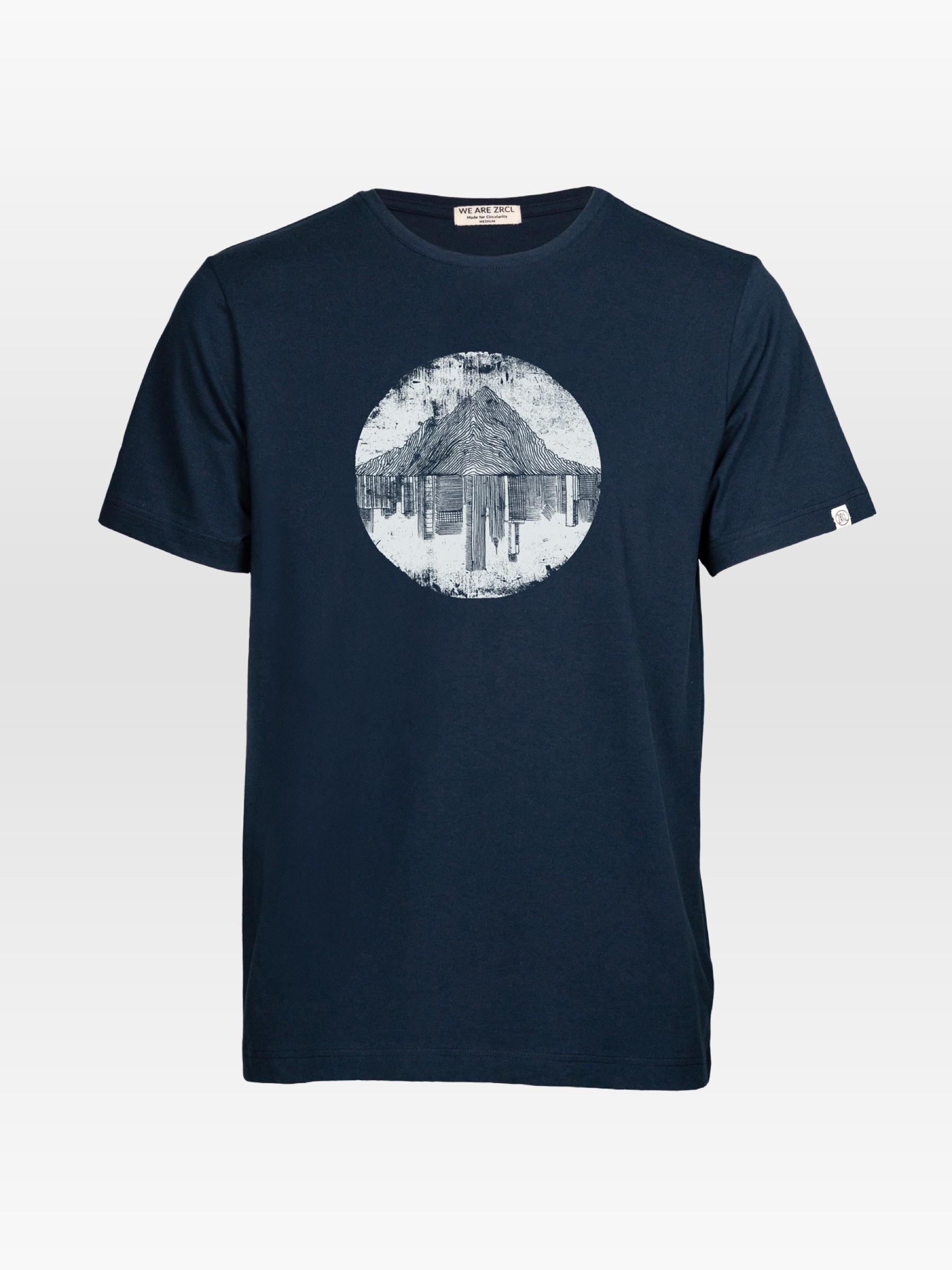 T-Shirt Mountain vs. City blue ZRCL