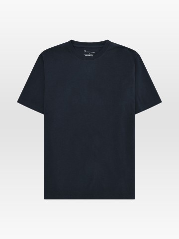 T-Shirt Tee with Flaglabel total eclipse Knowledge Cotton Apparel