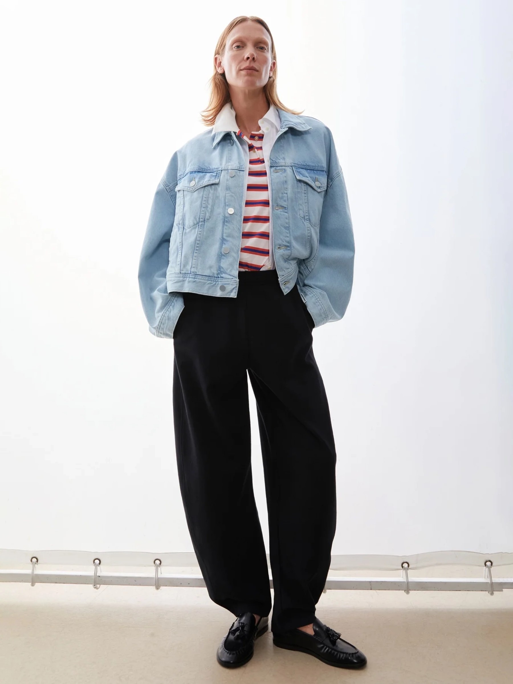 Hose Barrel Pull-On Jersey Pant black Armedangels