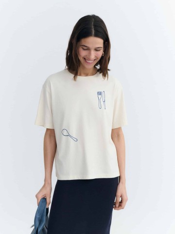 T-Shirt Lucia Tee coberts pannacota Thinking Mu