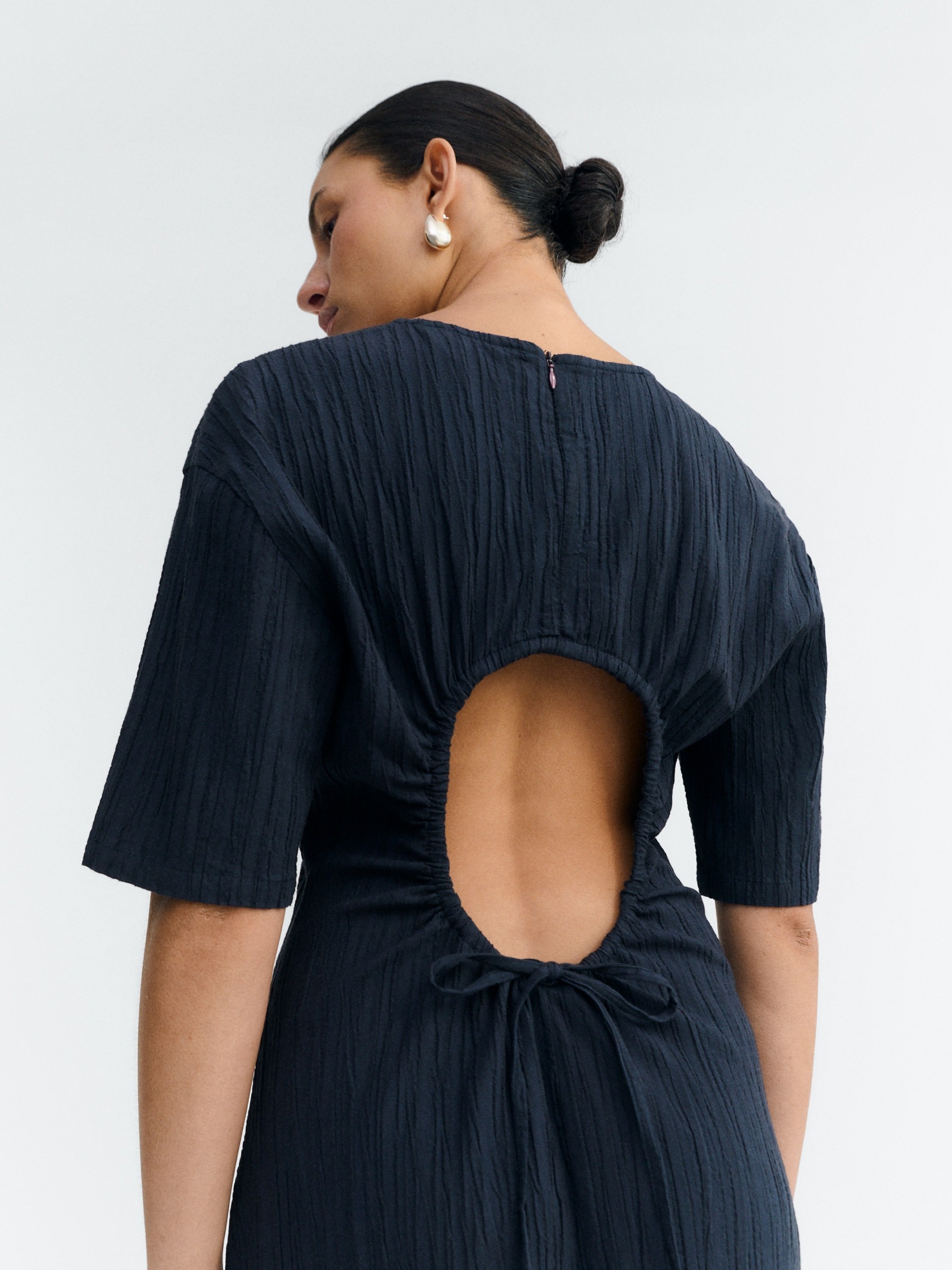 Kleid Kina Dress navy Thinking Mu