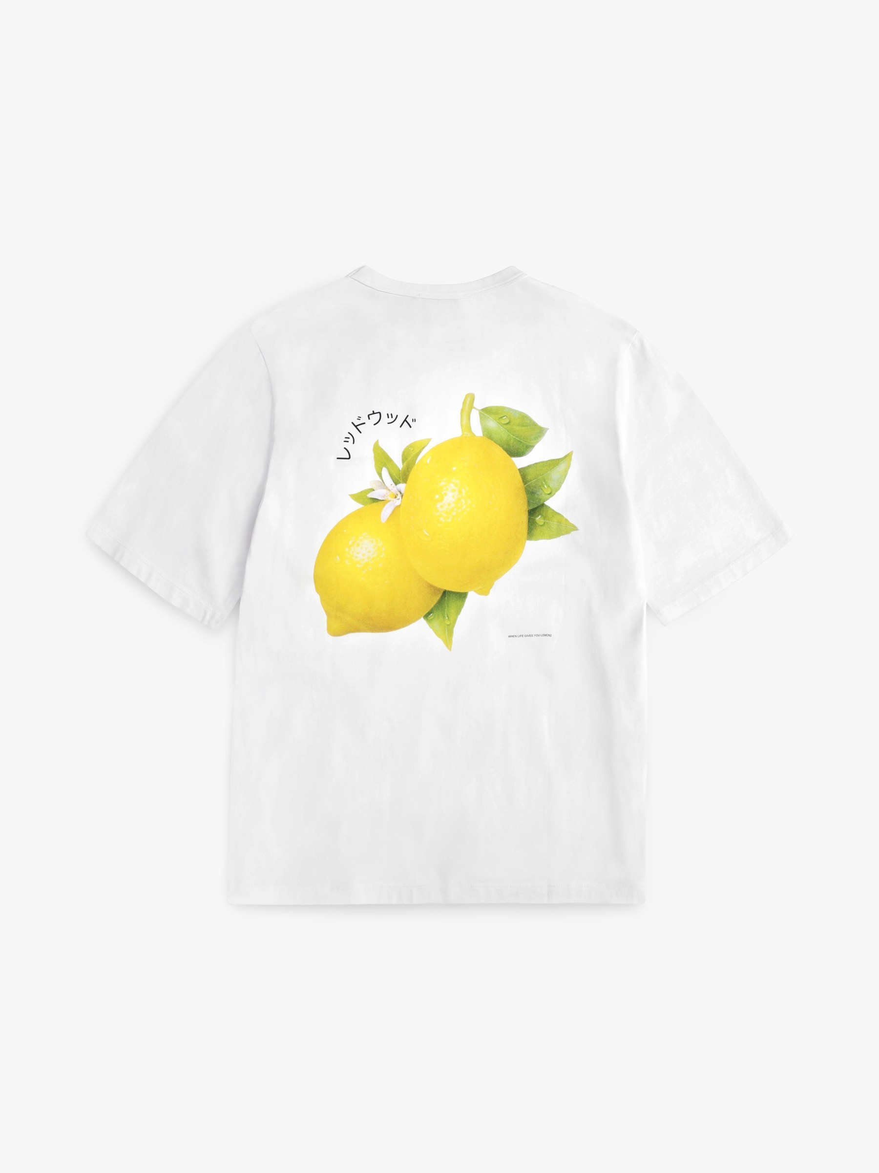 Lemon T-Shirt classic white Rotholz