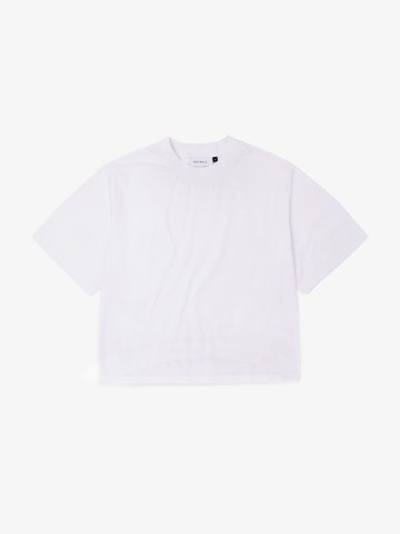 Cropped T-Shirt classic white Rotholz