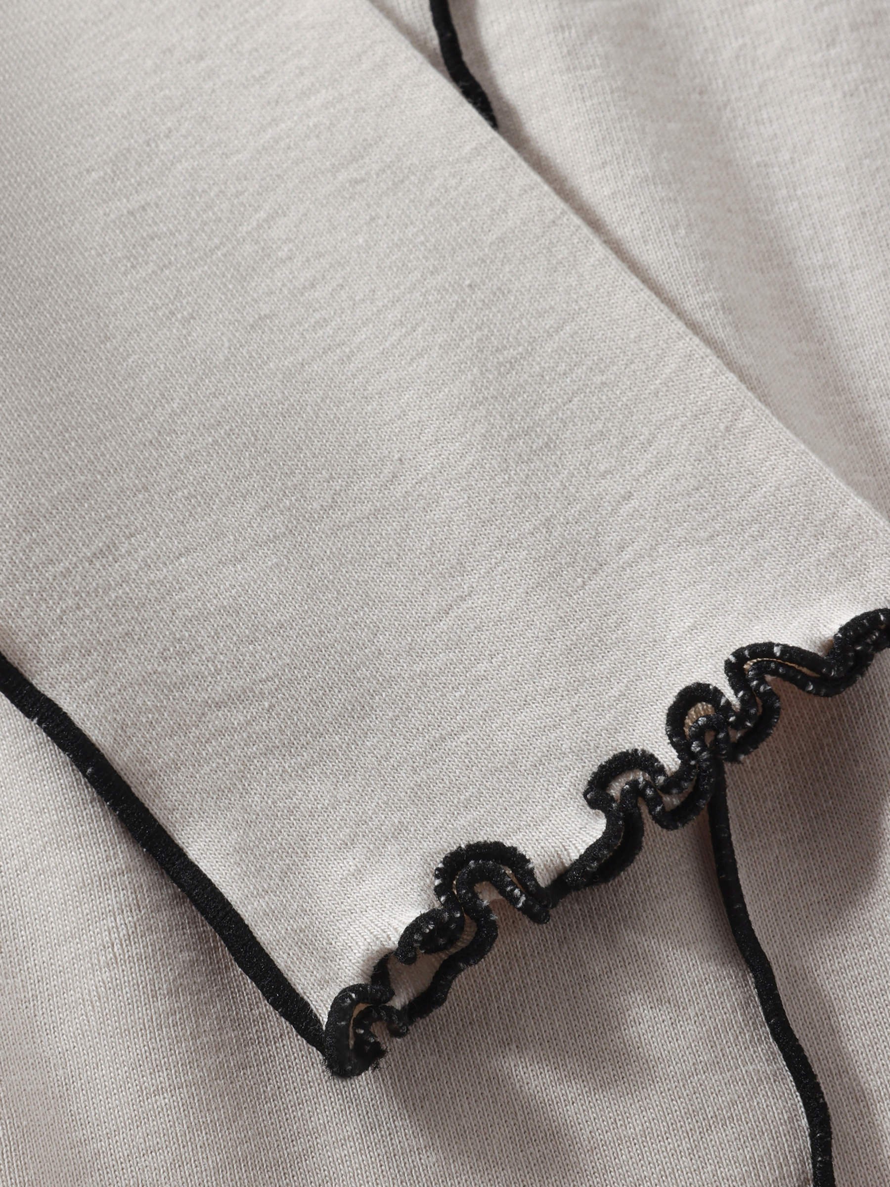 Pin-Tucked Longsleeve nature white Rotholz