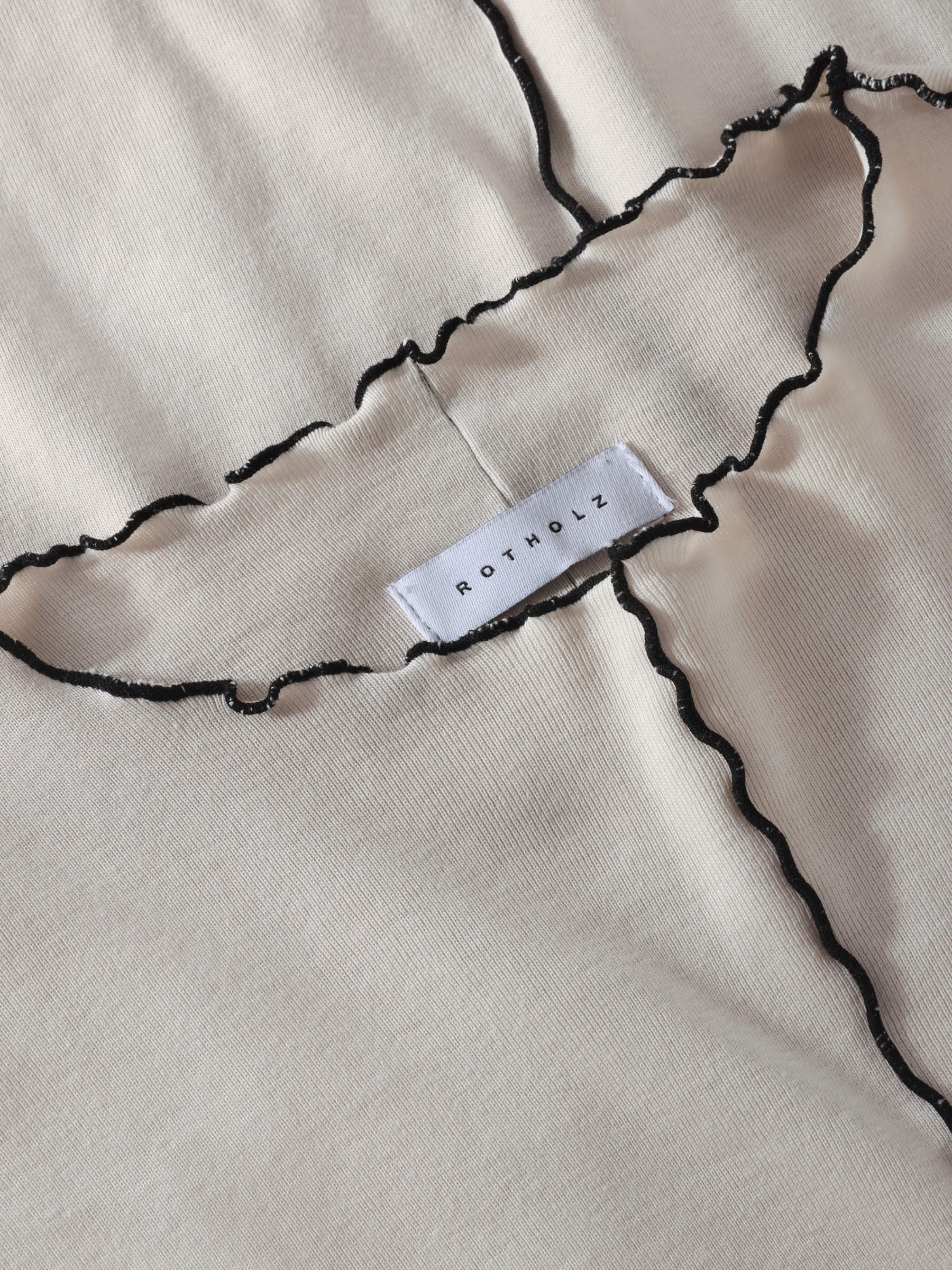 Pin-Tucked Longsleeve nature white Rotholz