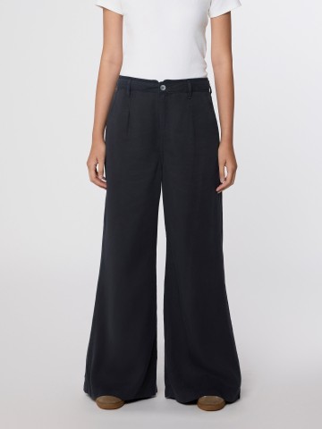 Hose Blaze Super Wide Leg Tencel dark navy Dawn Denim