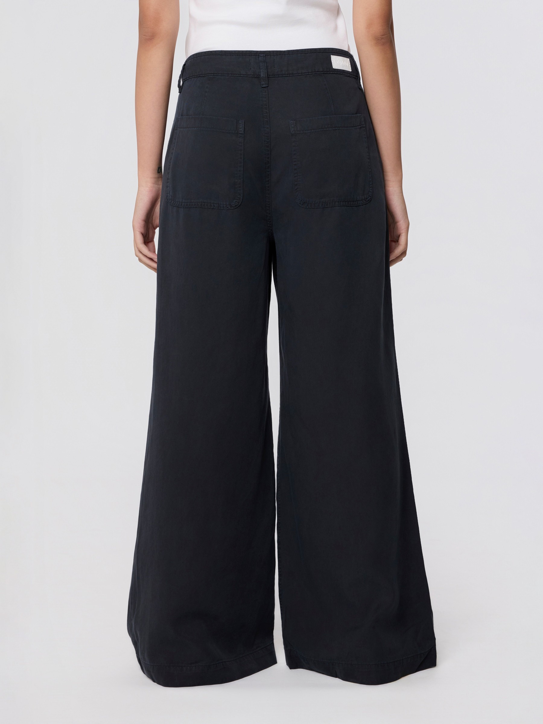 Hose Blaze Super Wide Leg Tencel dark navy Dawn Denim