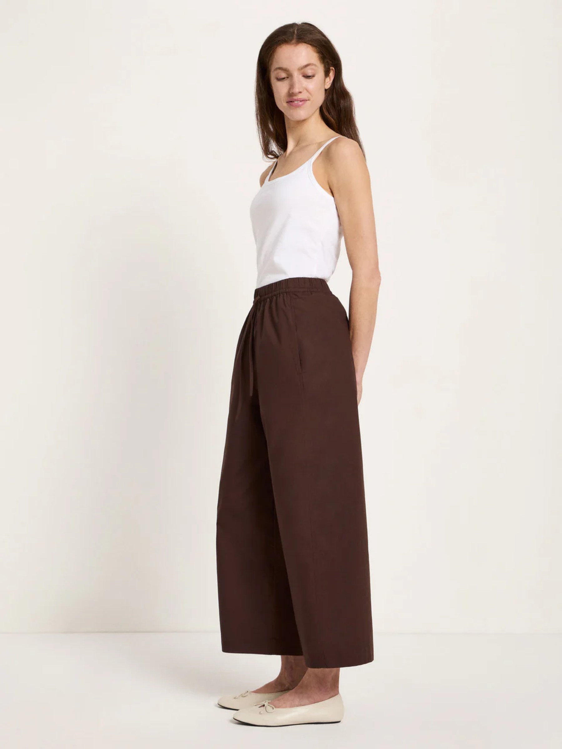 Hose GOTS chocolate Lanius