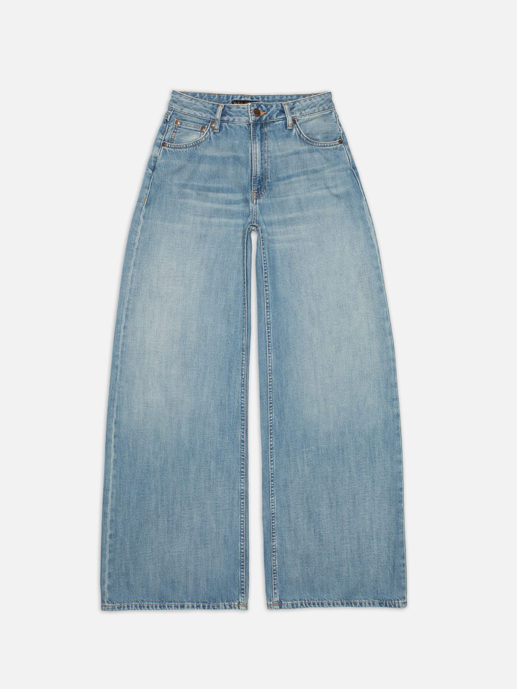 Jeanshose Sonic Sue blue wave Nudie Jeans