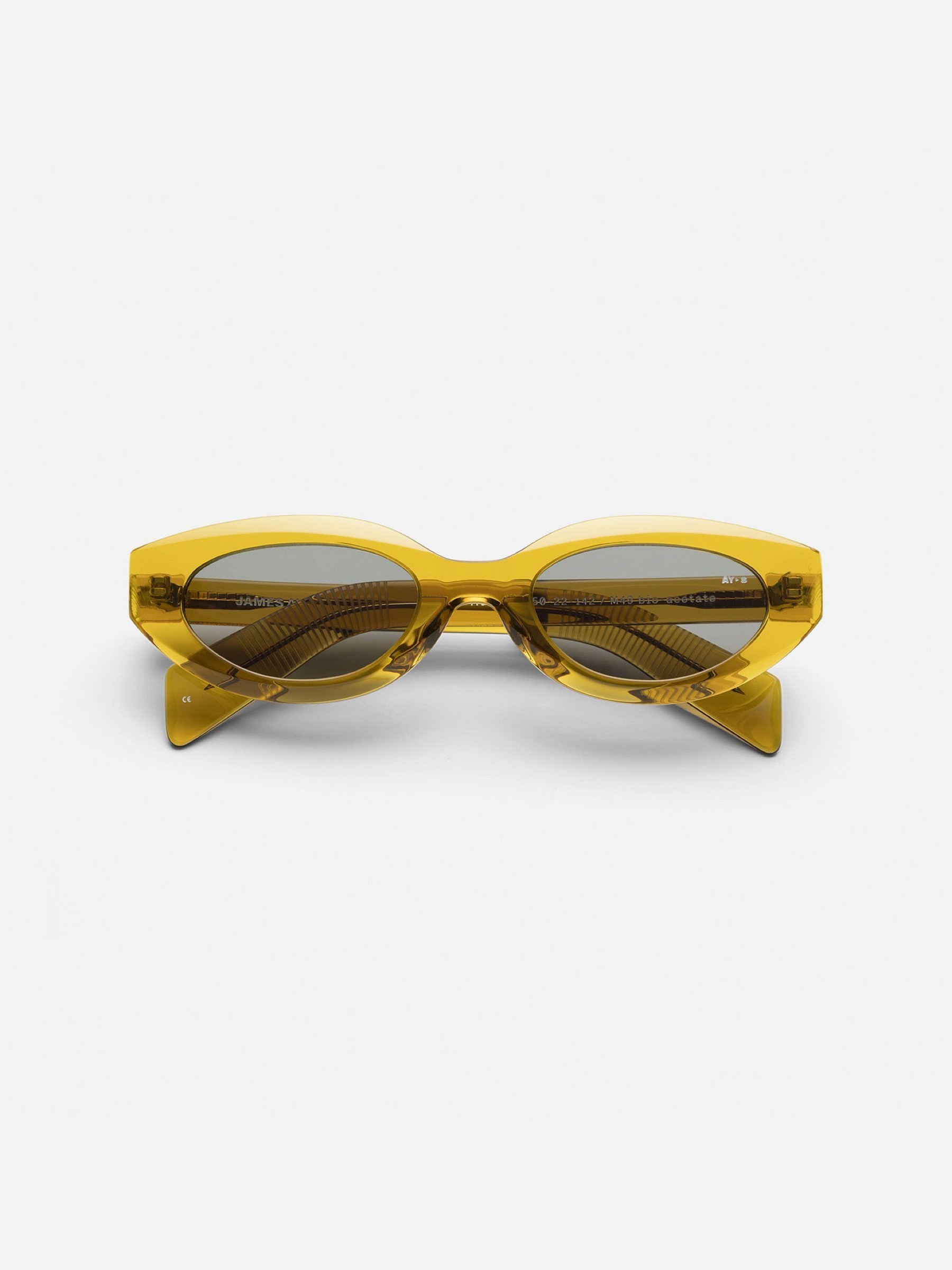 Sonnenbrille Atti transparent mustard Ay Studios