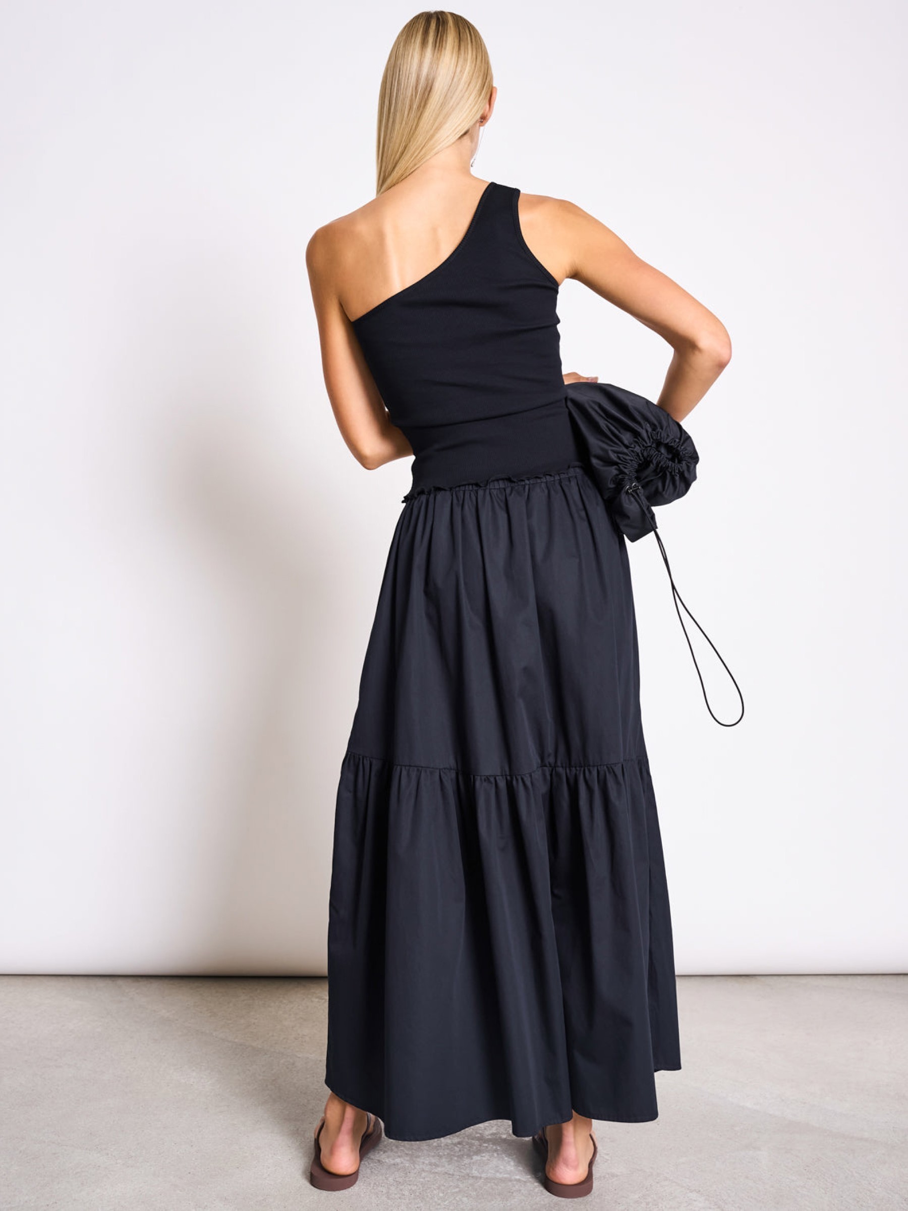 One Shoulder Top Tigris black Jan 'n June